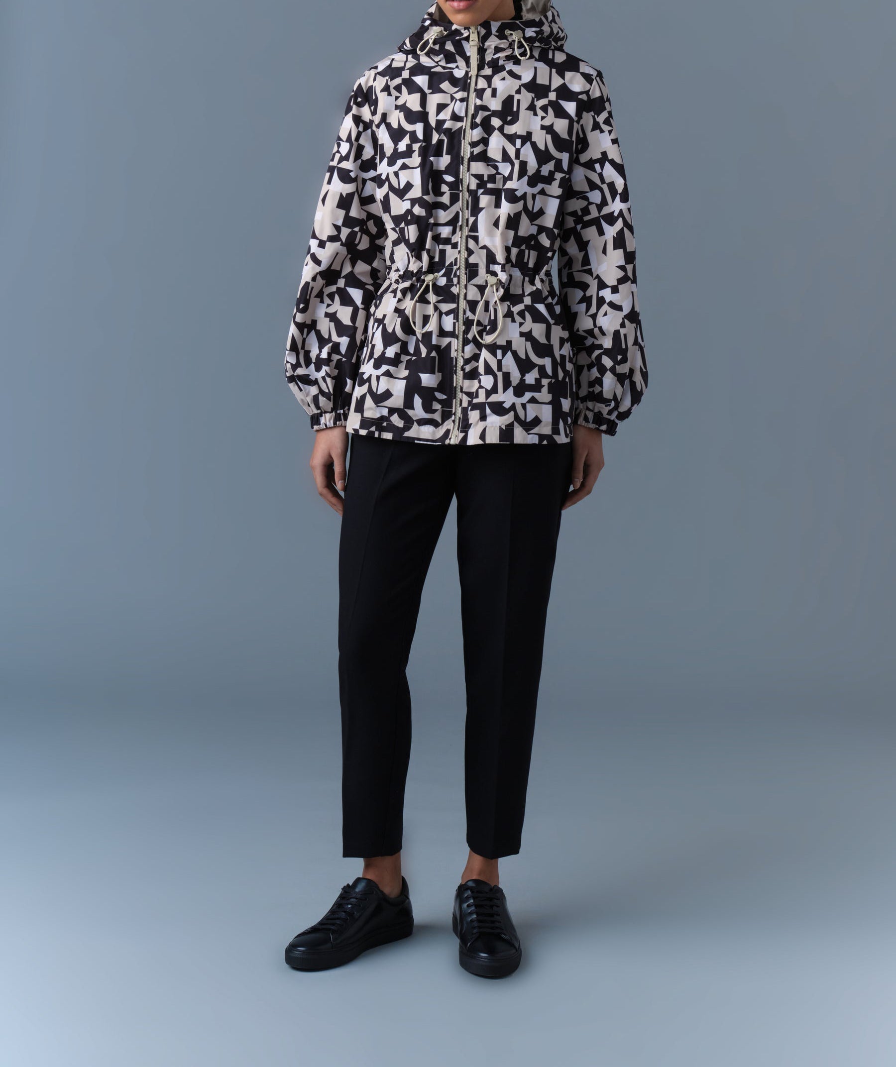 Mackage Delia Reversible Jacket with Hood Black/Trench