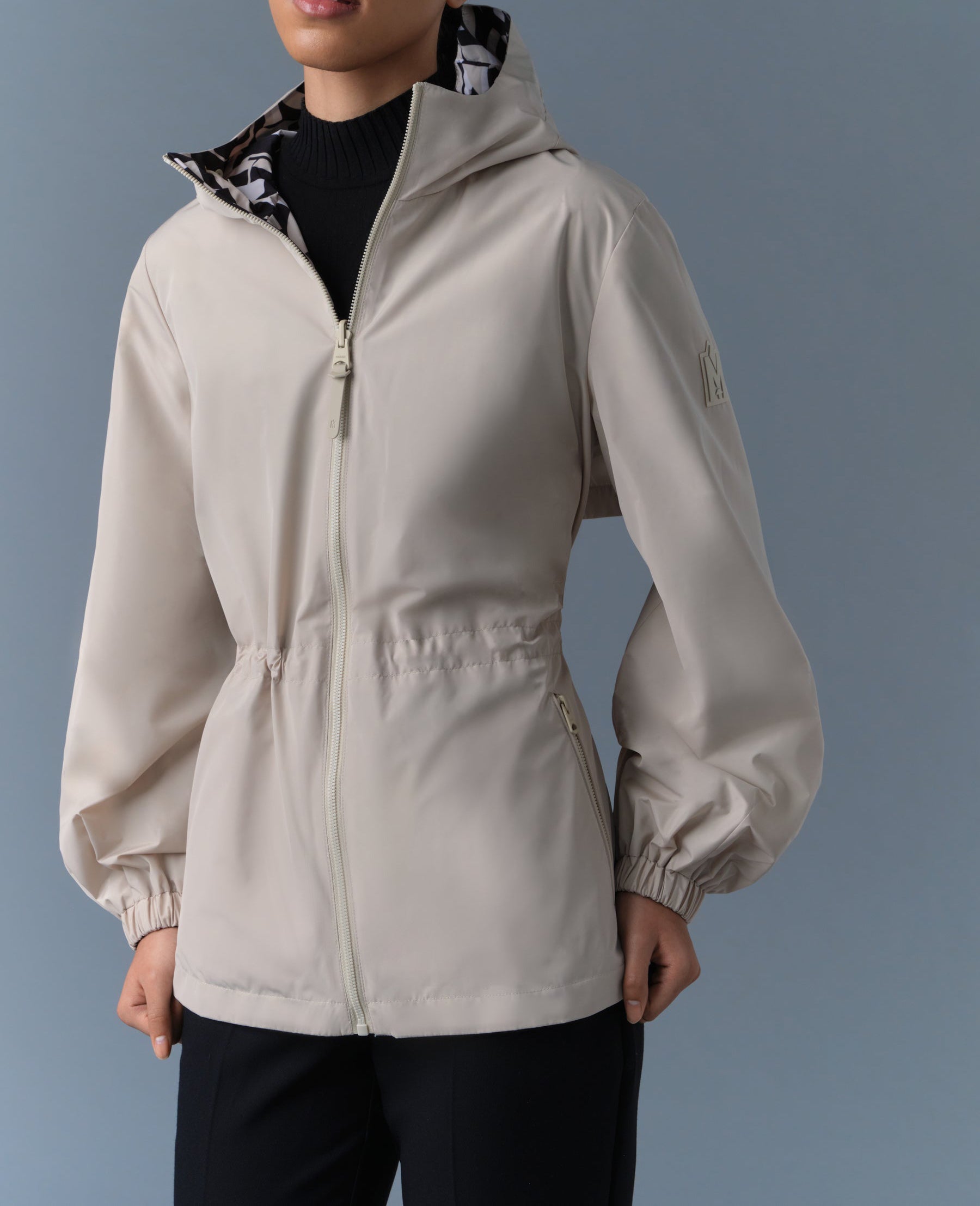 Mackage Delia Reversible Jacket with Hood Black/Trench