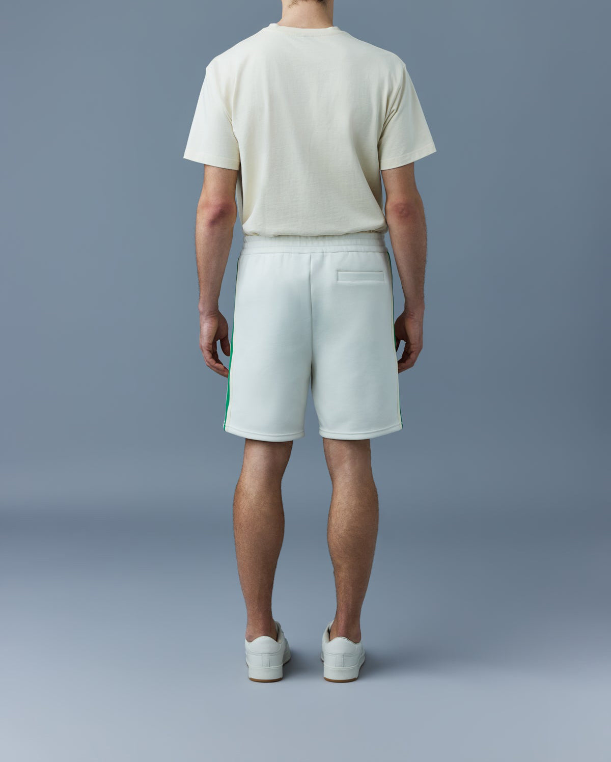 Mackage Dennis Double Face Jersey Bermuda Short Cream
