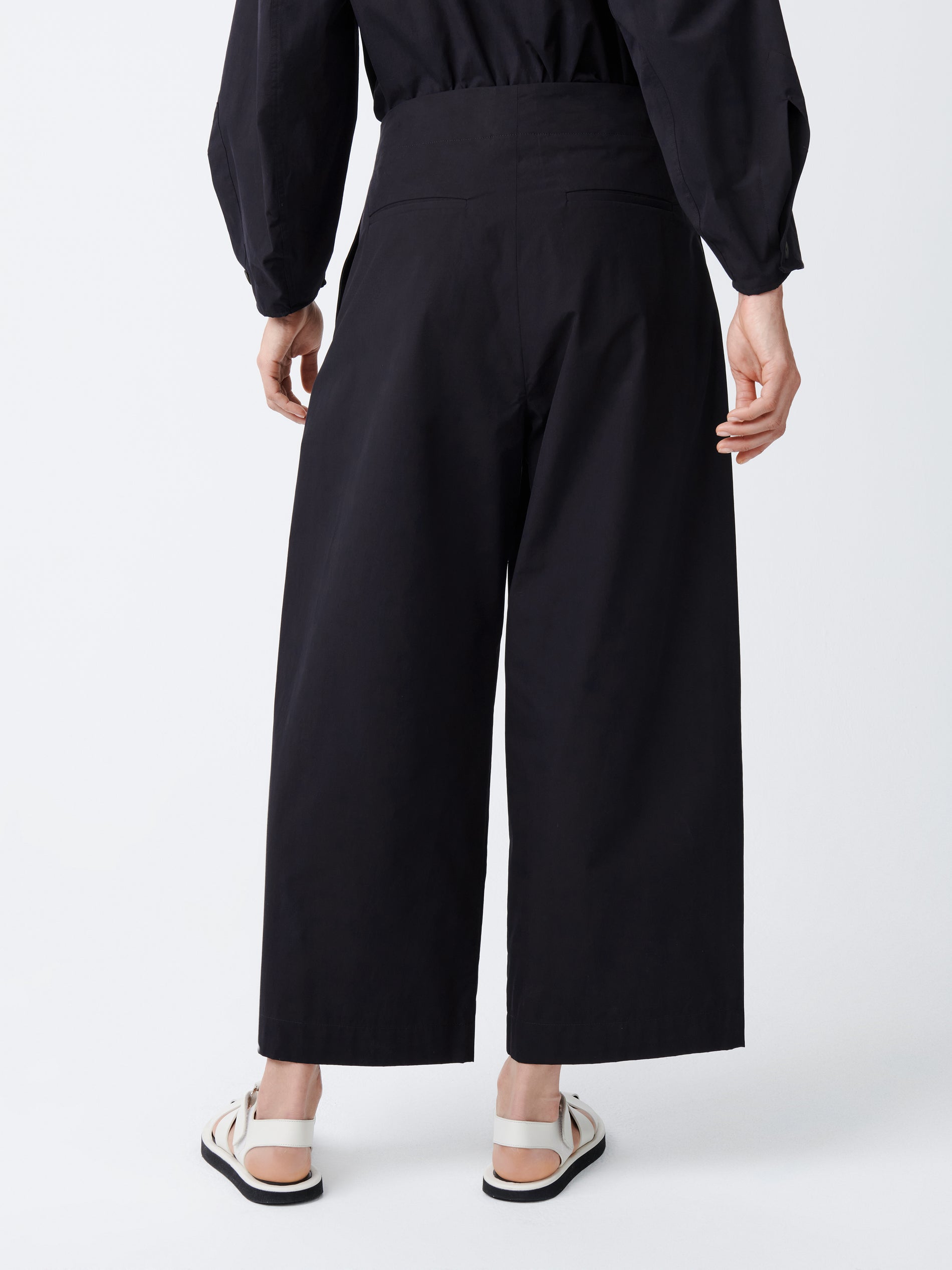 Studio Nicolson Dordoni Pant Powder Cotton Black Ink