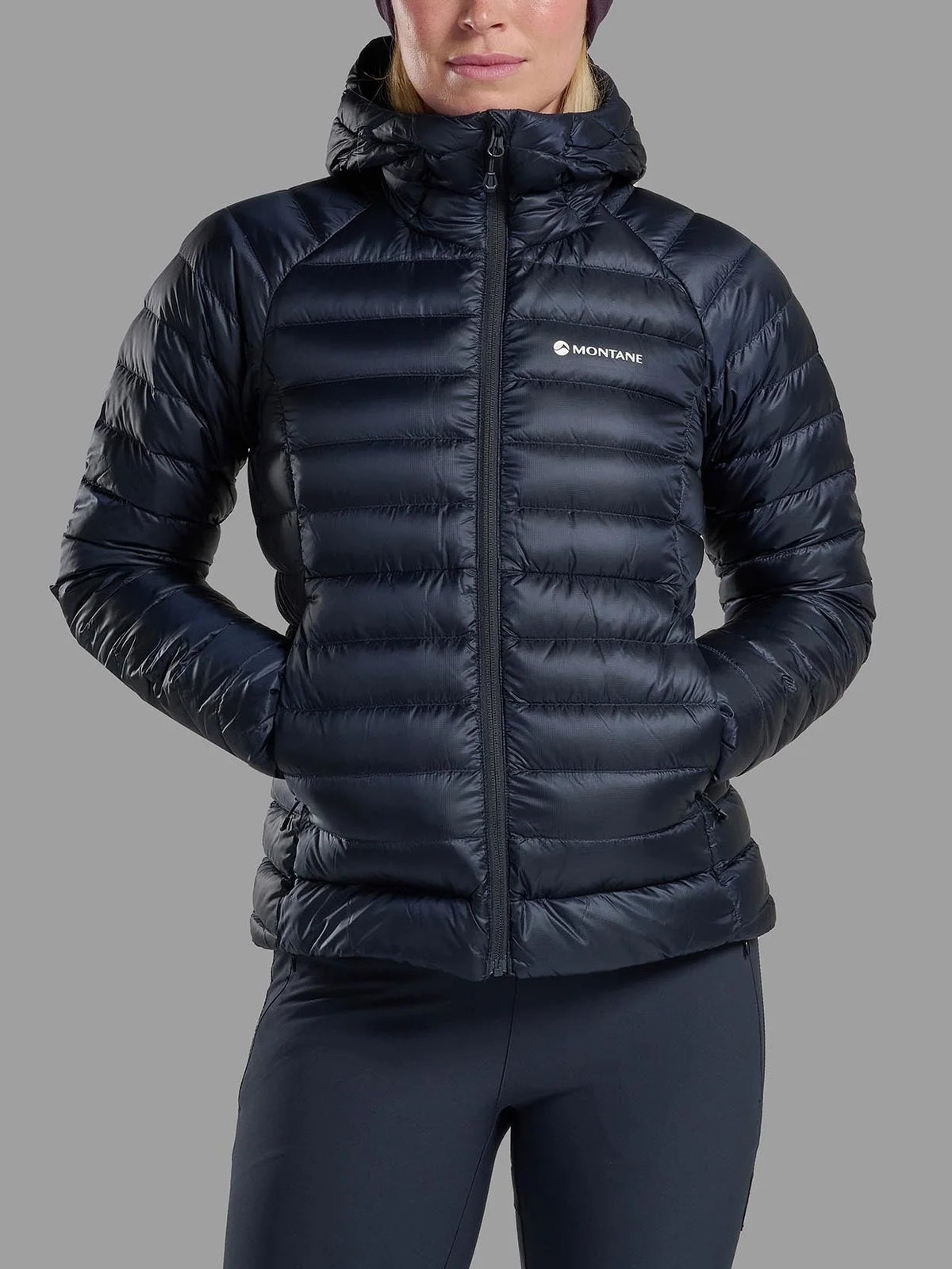 Montane Women's Anti Freeze Hooded Down Jacket Eclipse Blue