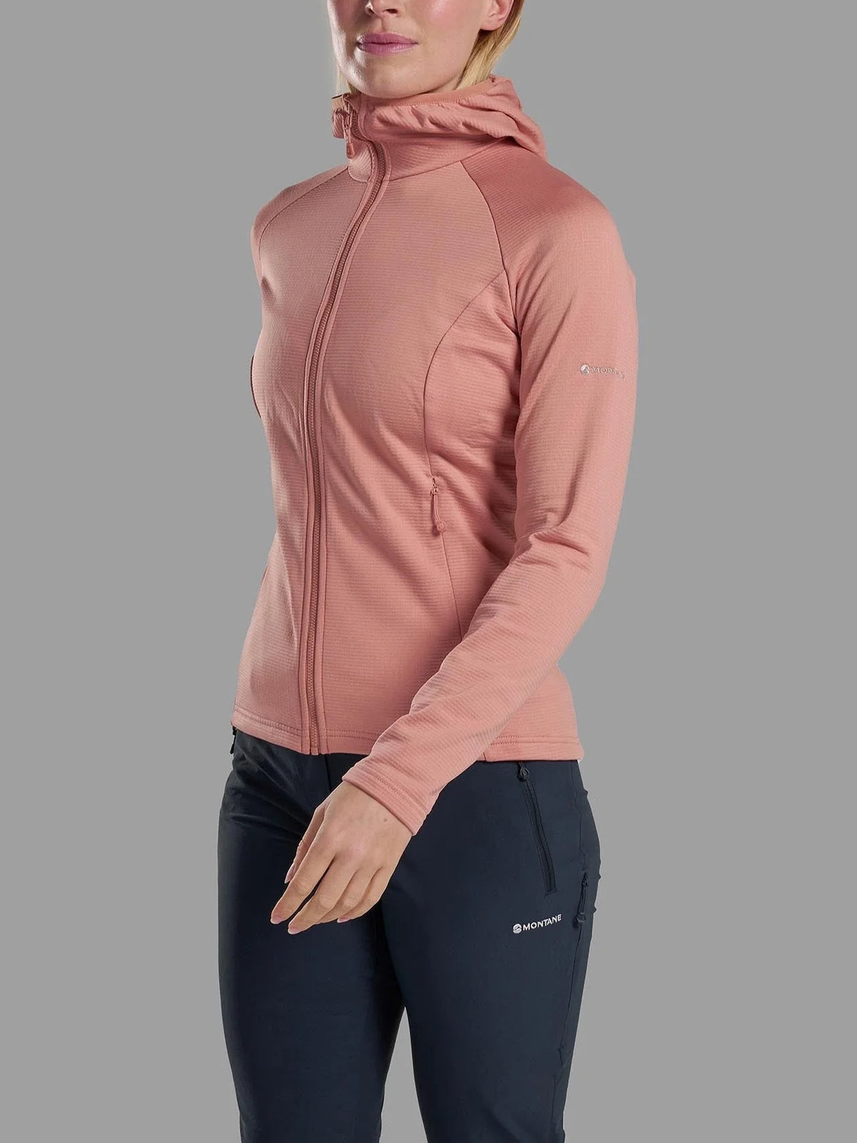 Montane Women's Protium Hooded Fleece Jacket Pink Clay