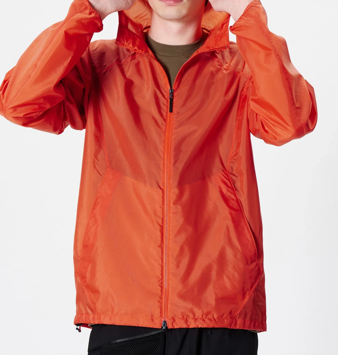 Goldwin Airly Shell Packable Wind Jacket Mid Gray
