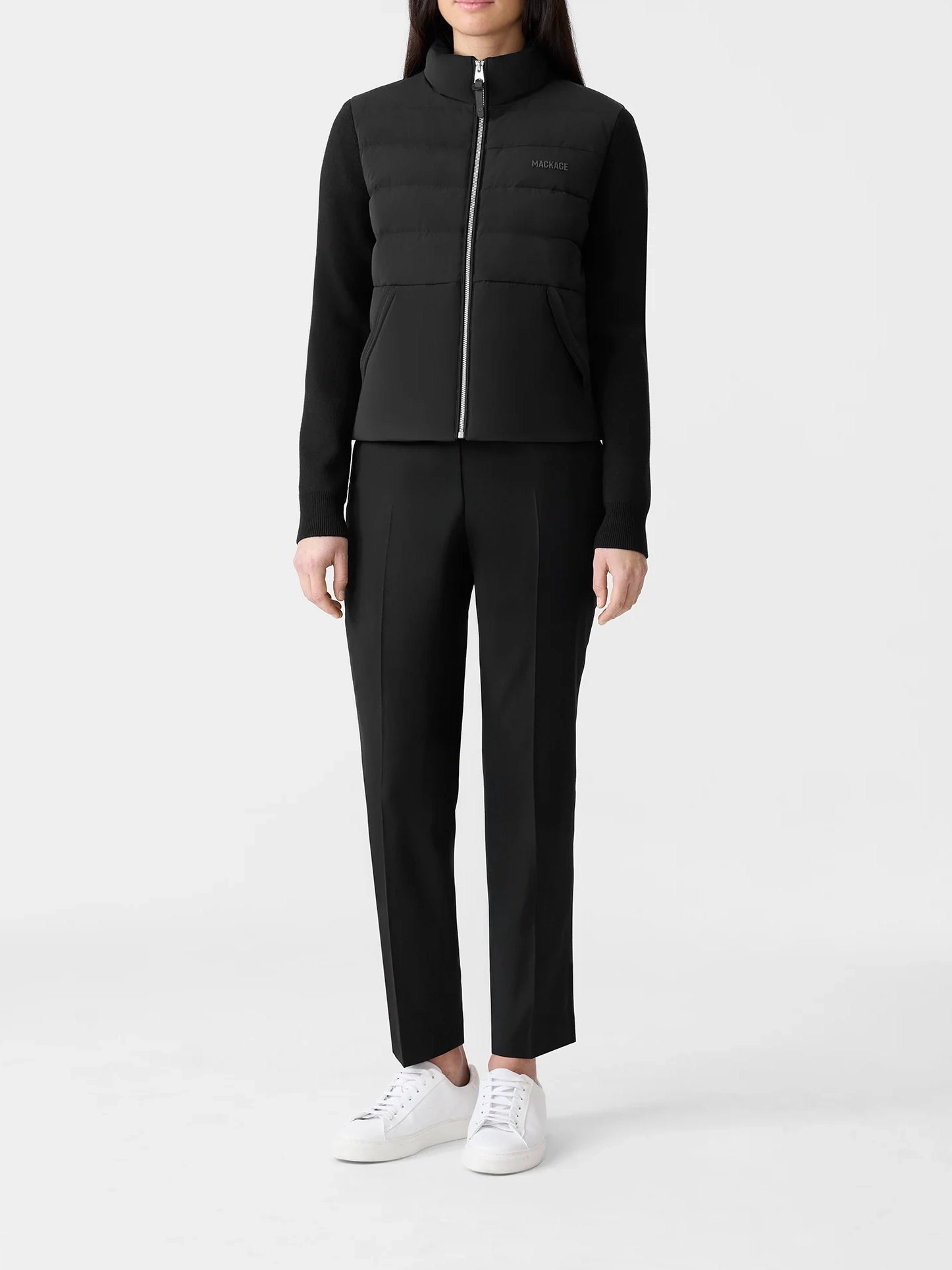 Mackage Gretel Hybrid Down Jacket Black