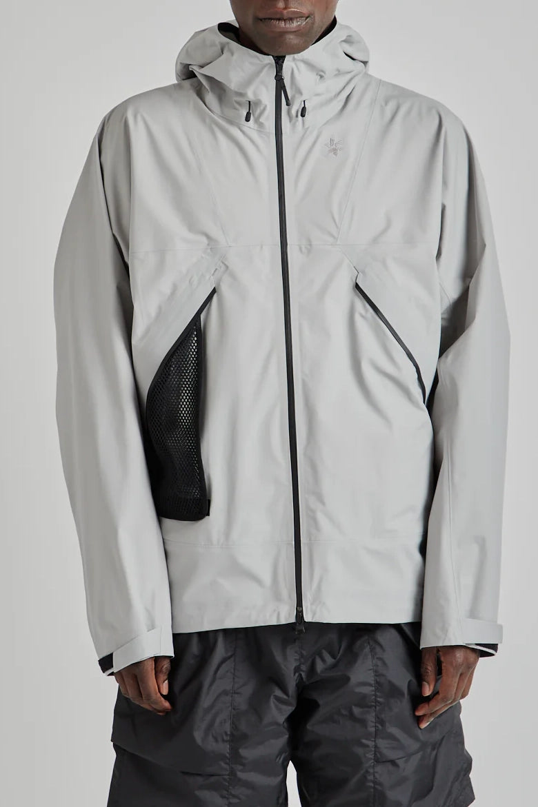 Goldwin Pertex Shield Air Mountaineering Jacket Snow Gray