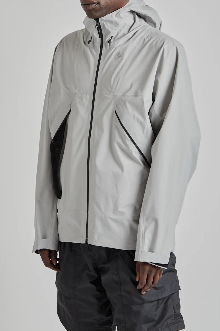 Goldwin Pertex Shield Air Mountaineering Jacket Snow Gray