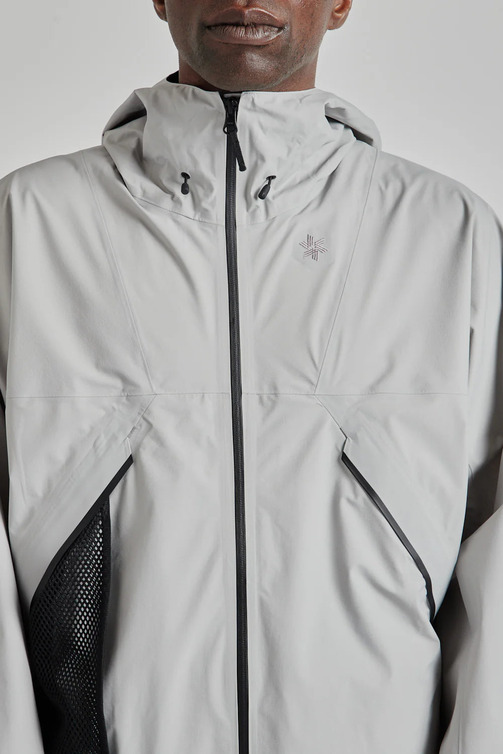 Goldwin Pertex Shield Air Mountaineering Jacket Snow Gray
