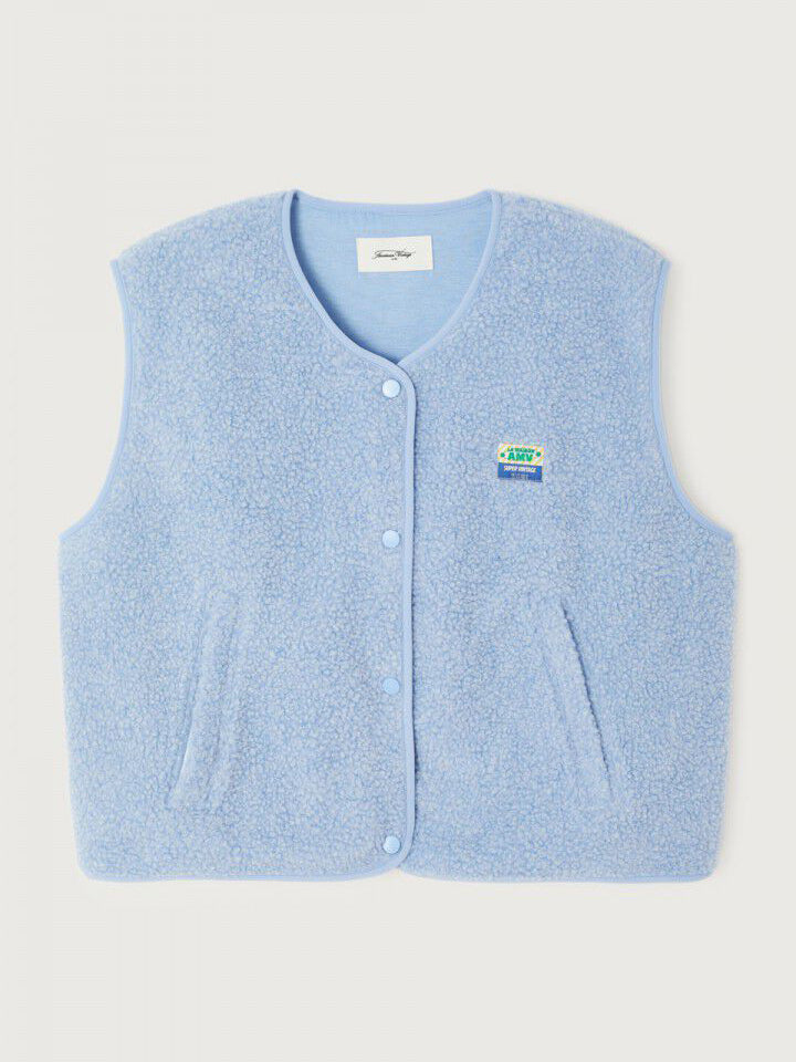 American Vintage Women's Vest Hoktown Mel. Frost