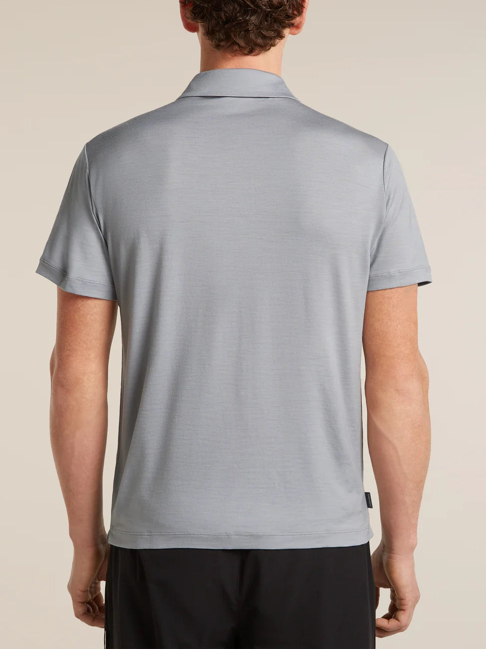 Icebreaker Men's 15.5 MerinoFine™ Short Sleeve Polo Proto Grey