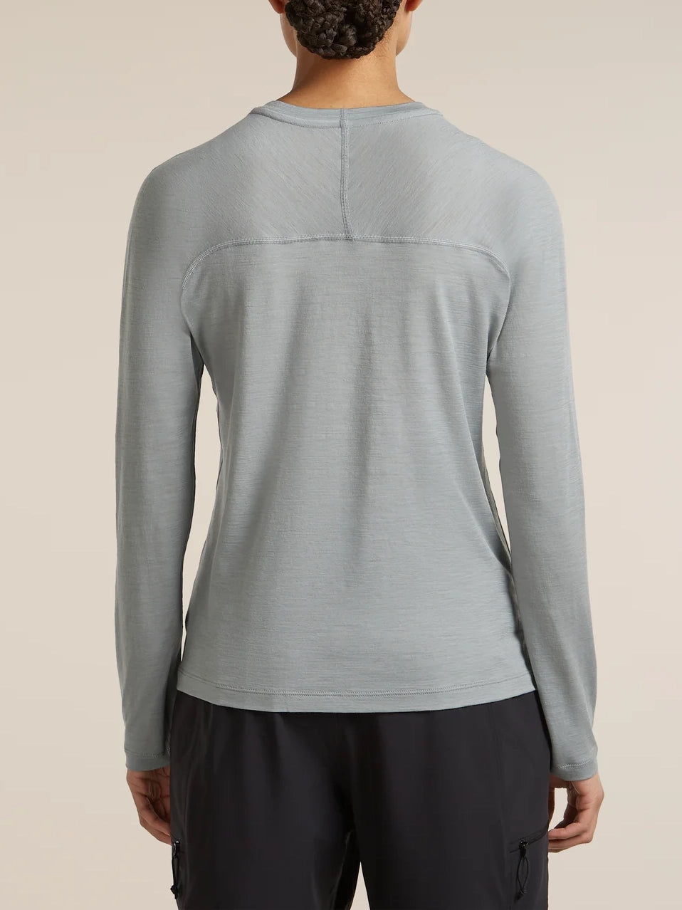 Icebreaker Women's 150 MerinoFine™ Ace Long Sleeve Tee Proto Grey