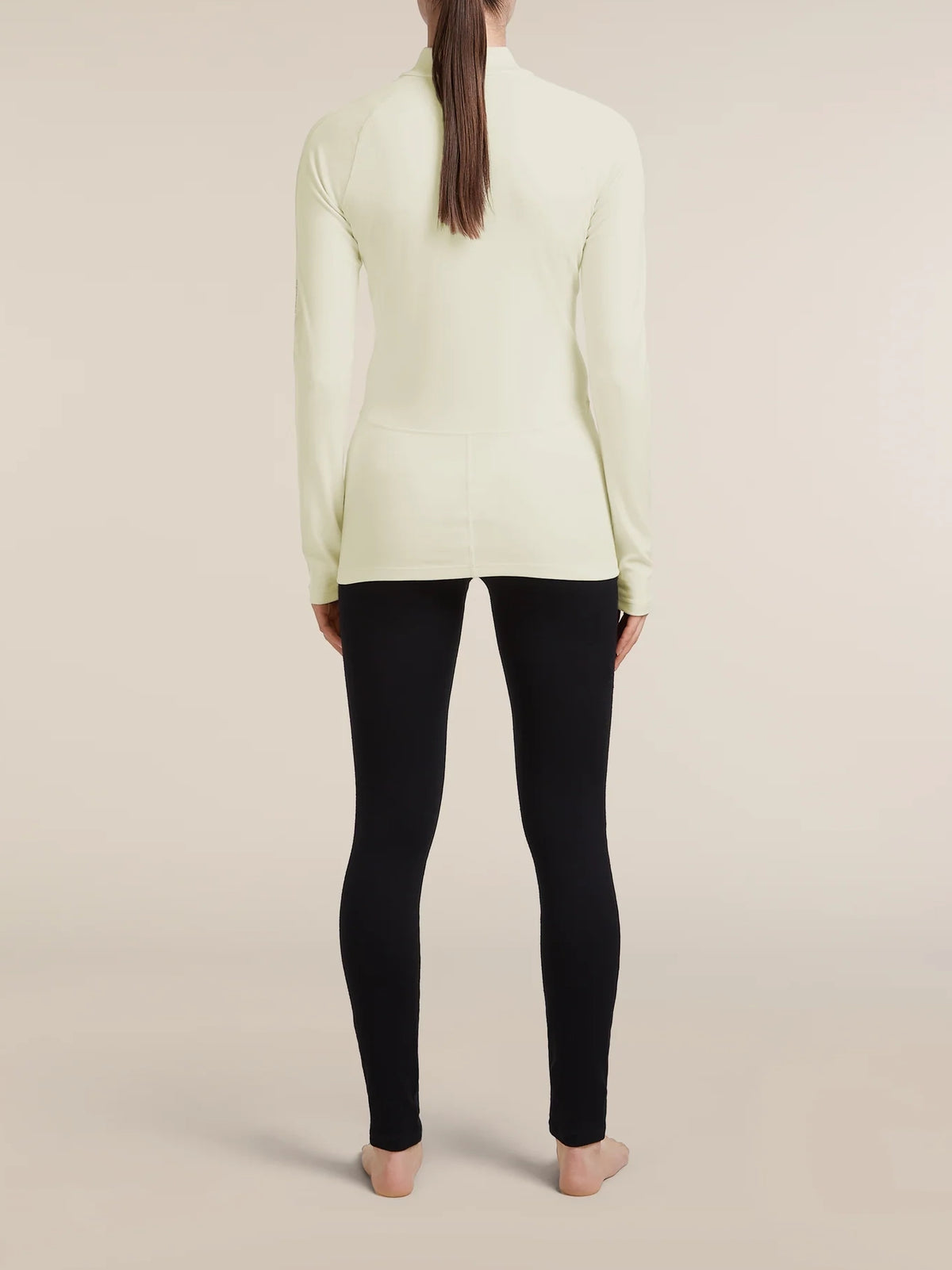 Icebreaker Women's 300 MerinoFine™ Polar Long Sleeve Half Zip Undyed
