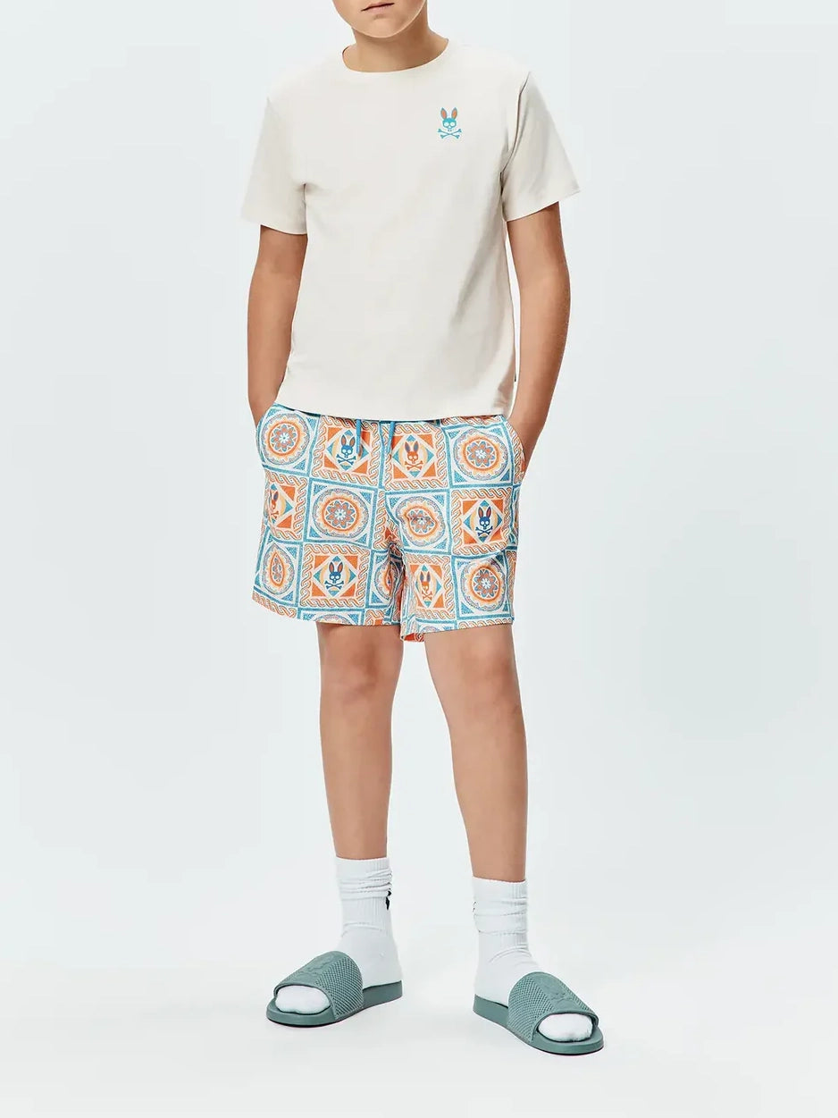 Psycho Bunny Kids Frank Back Graphic Tee Pristine