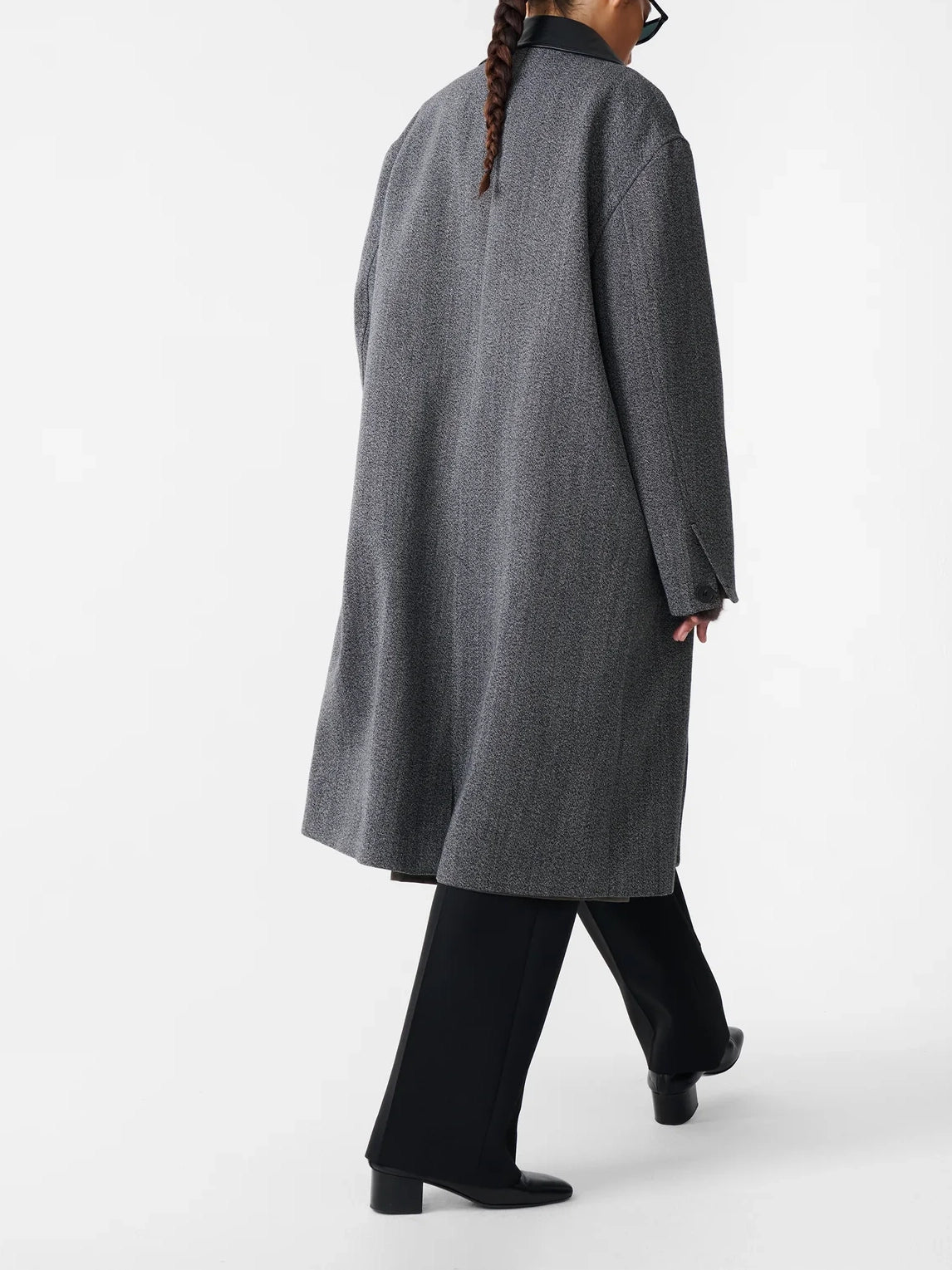 Studio Nicolson Indio Coat Black White