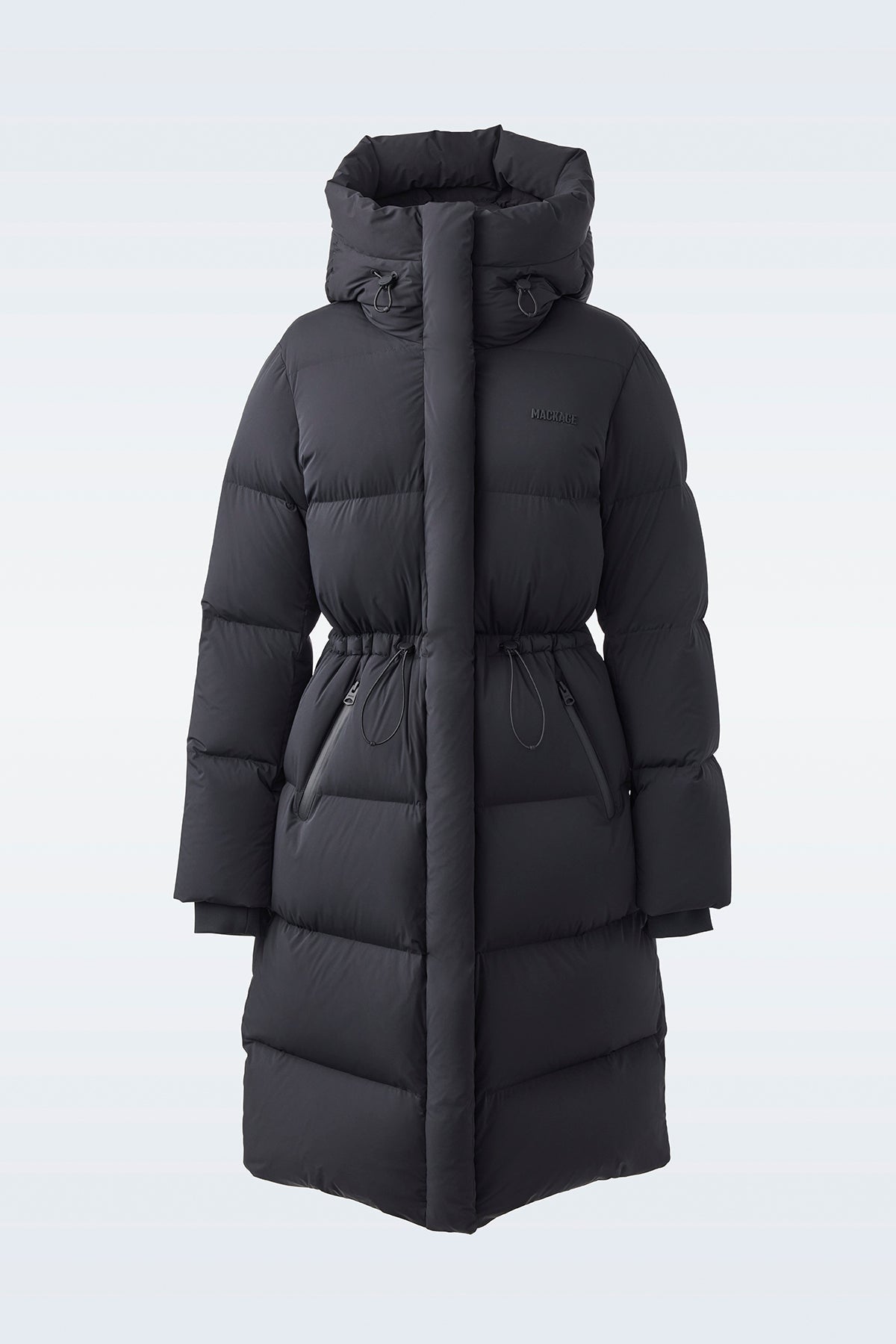 Mackage Ishani-City Long Down Quilted Coat Black
