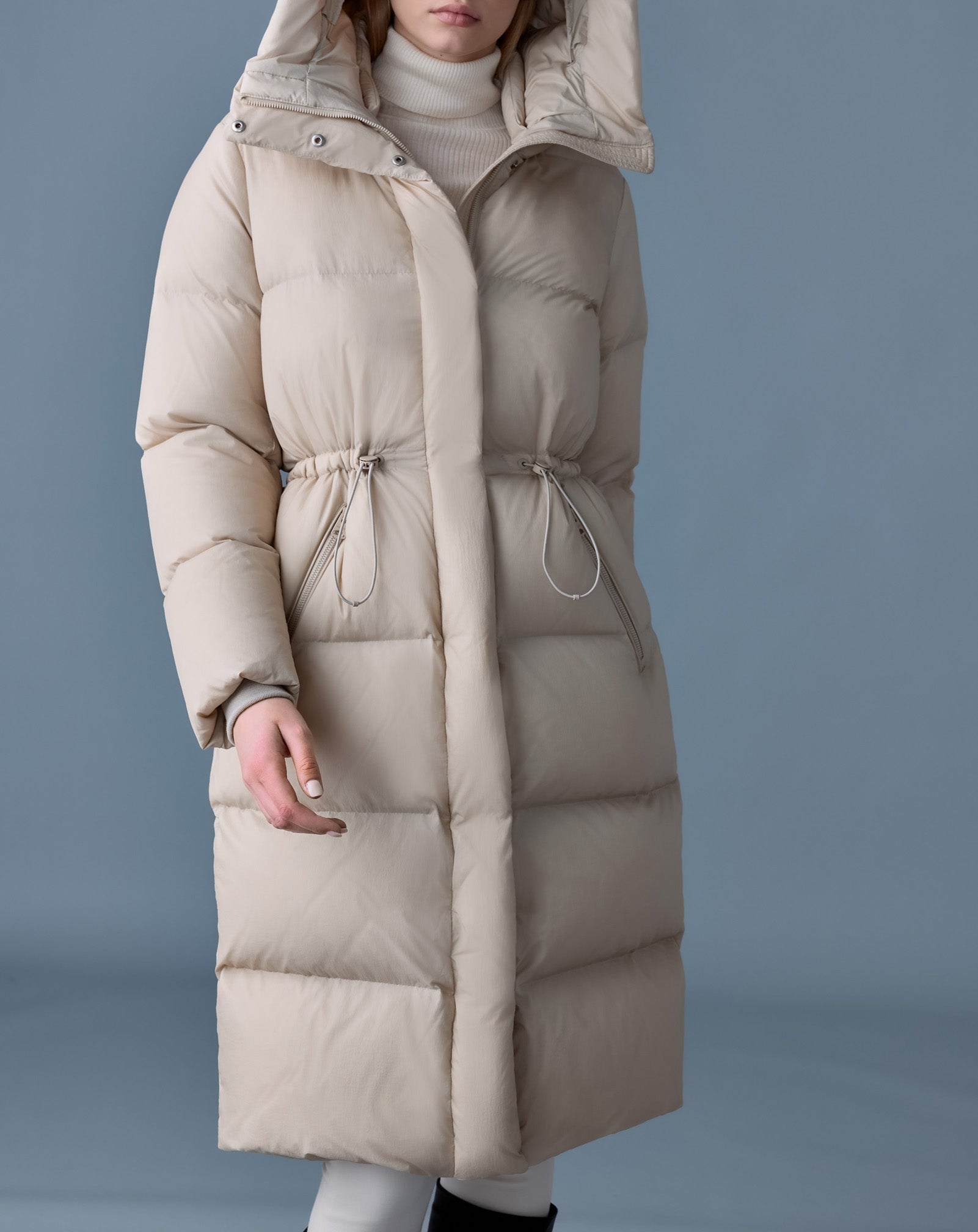 Mackage Ishani-SW Softwash Long Down Coat Trench