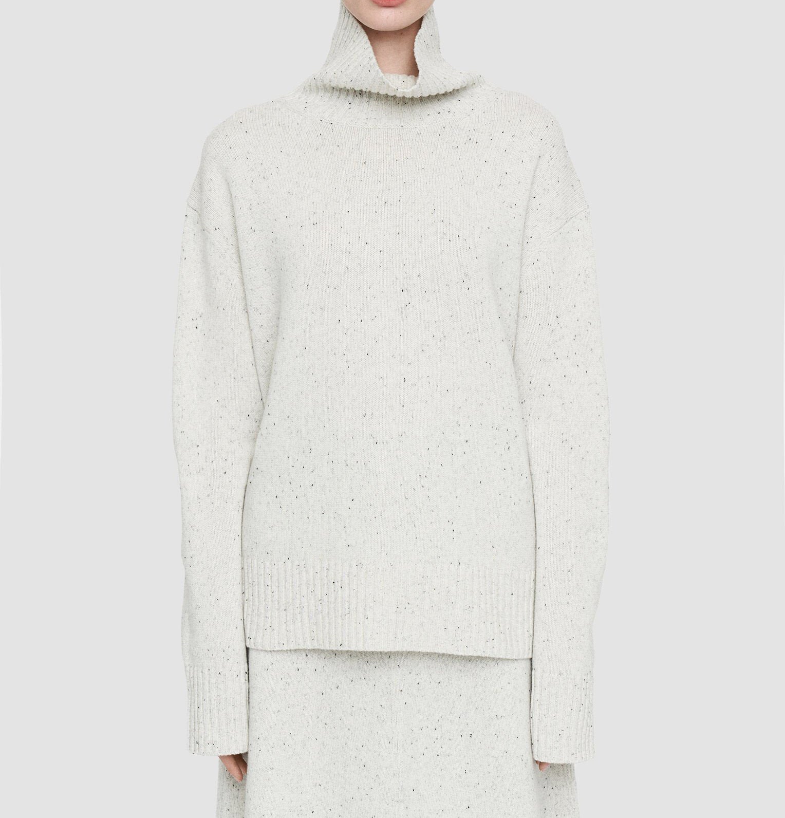 Joseph Tweed Knit High Neck Jumper
