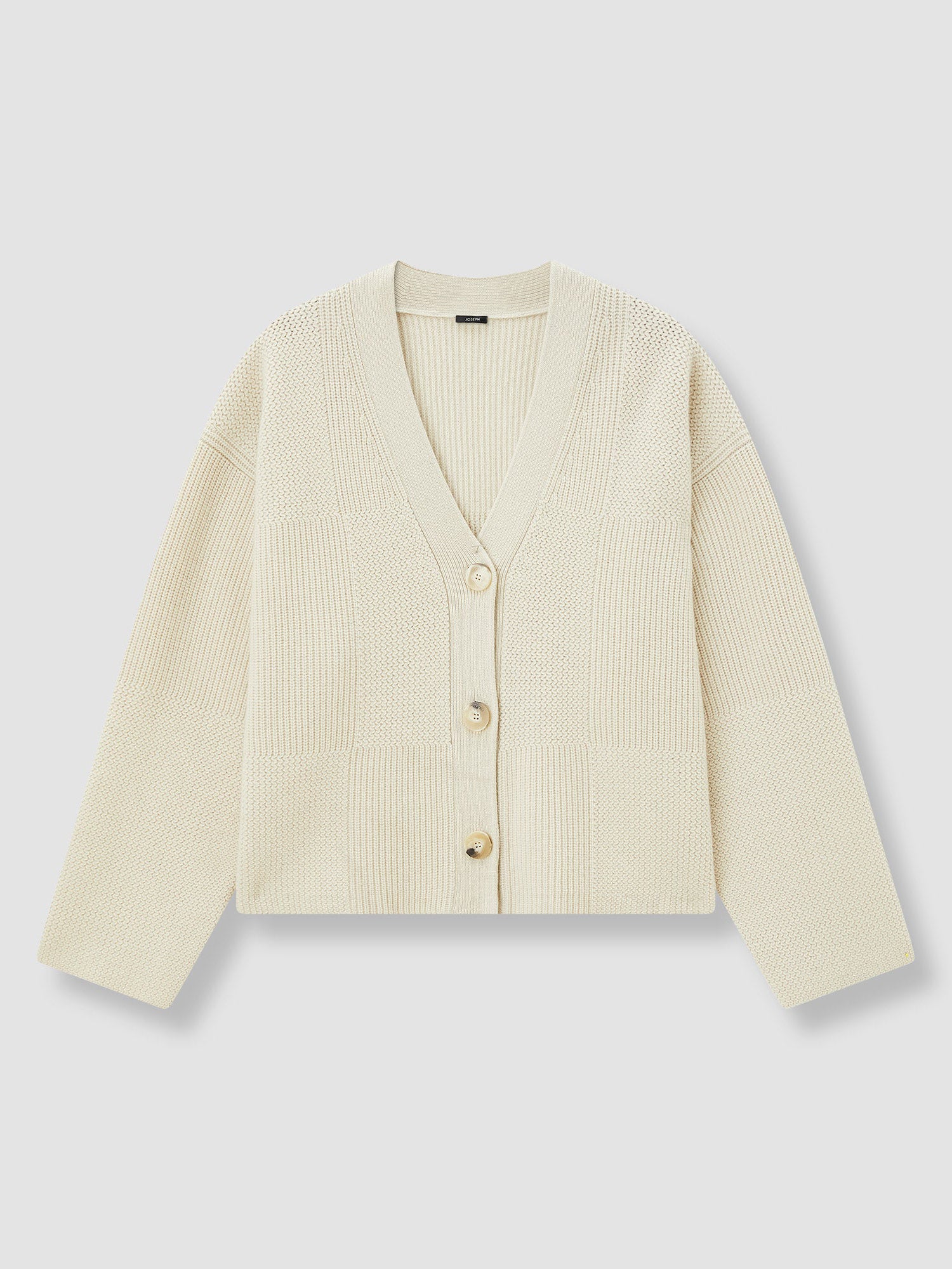 Joseph Soft Wool Cardigan Affogato