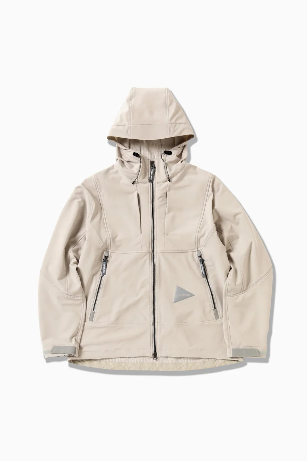And Wander Light Stretch Shell Jacket Grey