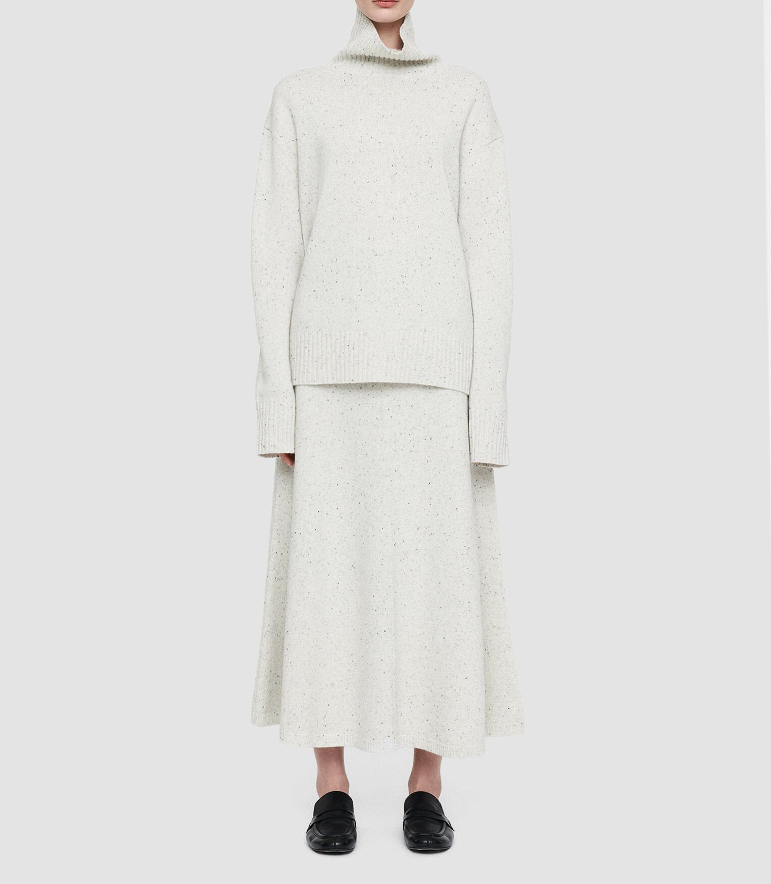 Joseph Tweed Knit High Neck Jumper