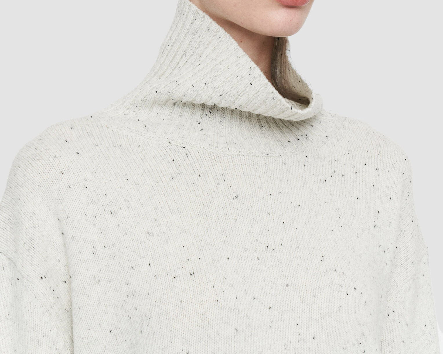 Joseph Tweed Knit High Neck Jumper