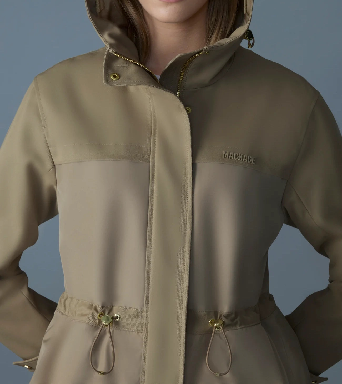 Mackage Kaori Hybrid Jacket Lt Camel