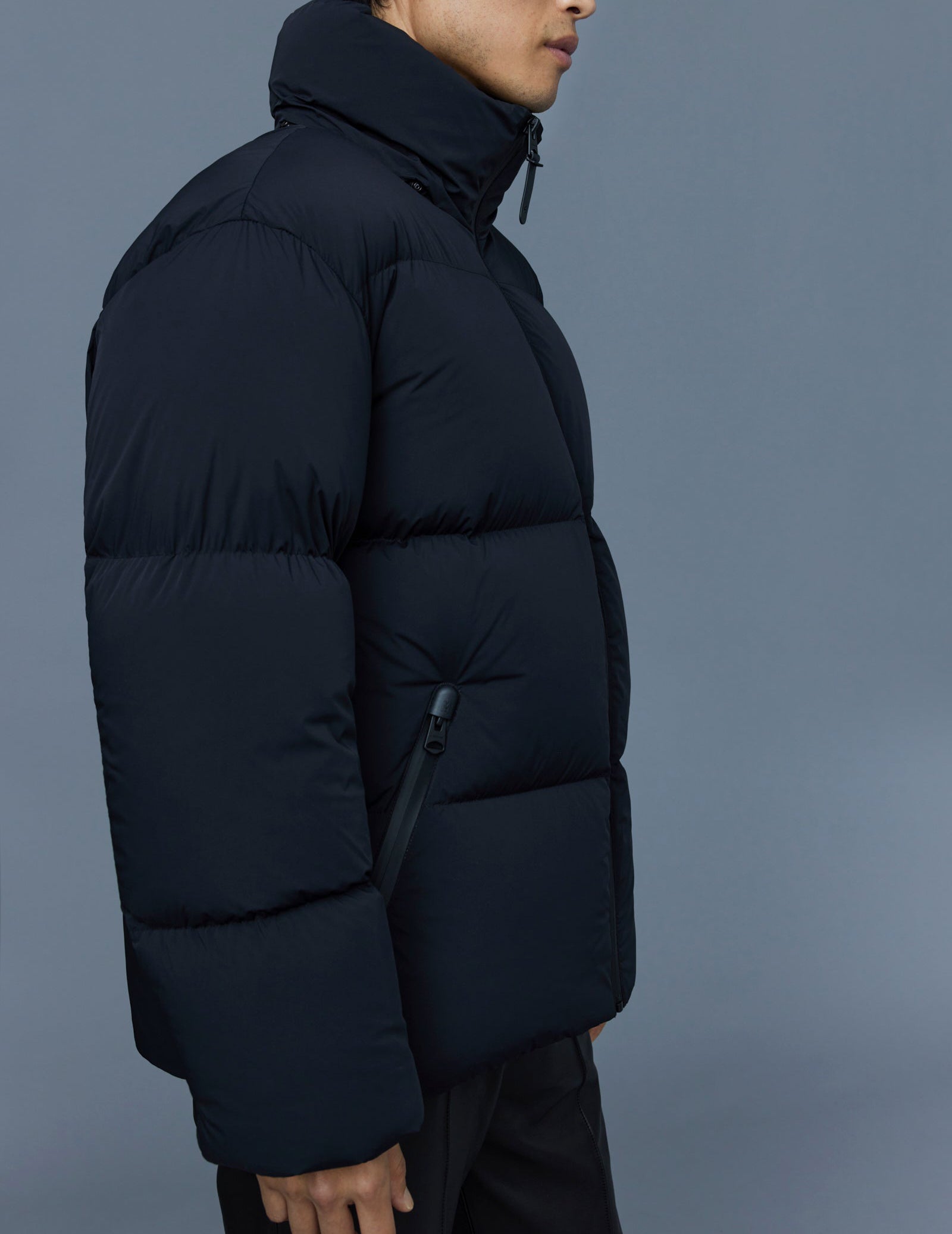 Mackage Kent Stretch Matt Down Jacket Black