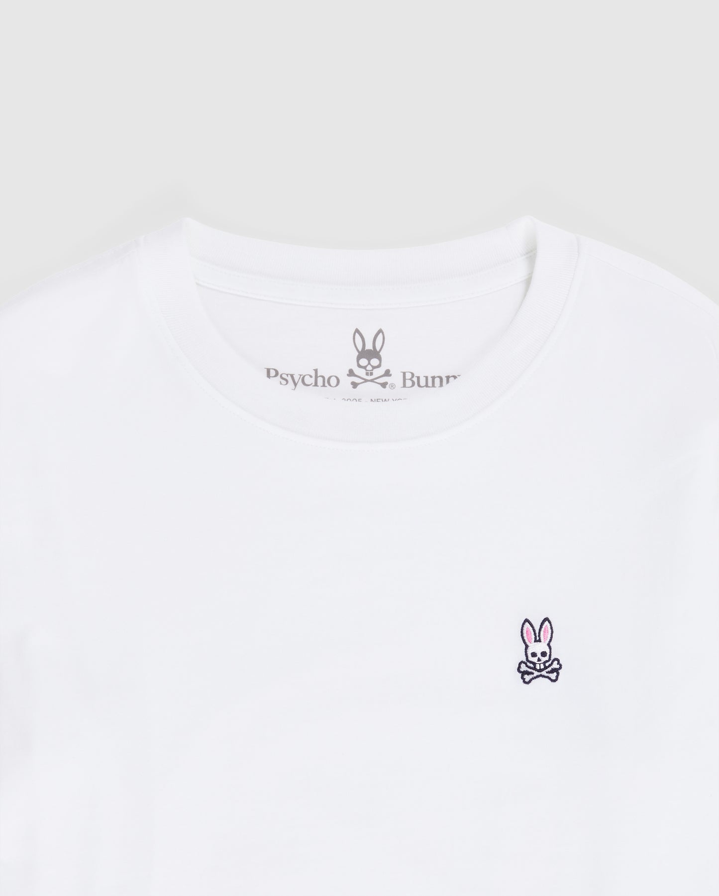 Psycho Bunny Kids Classic Crew Neck Tee White