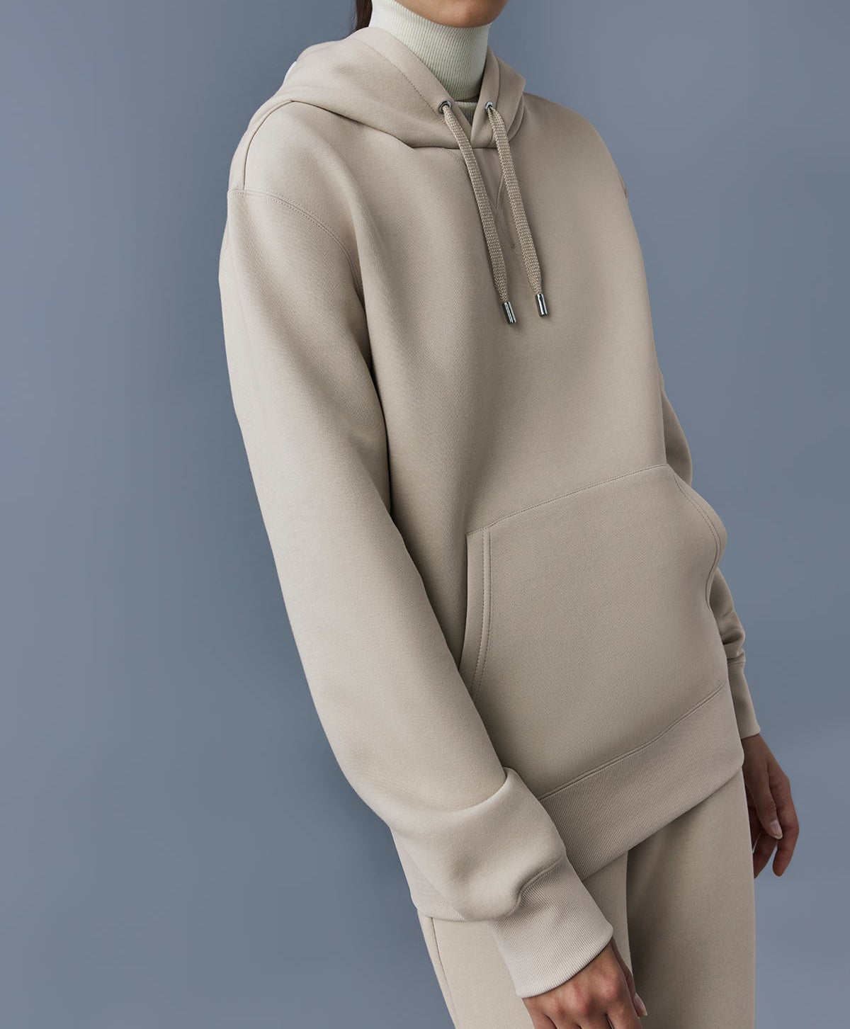 Mackage Krys Hoodie With Velvet Embroidery Trench