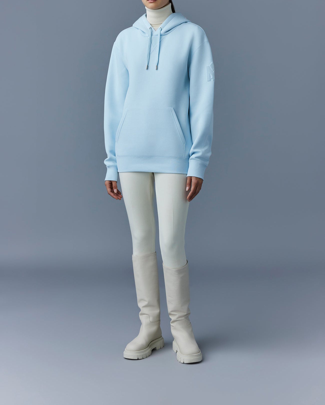 Mackage Krys Hoodie With Velvet Embroidery Air