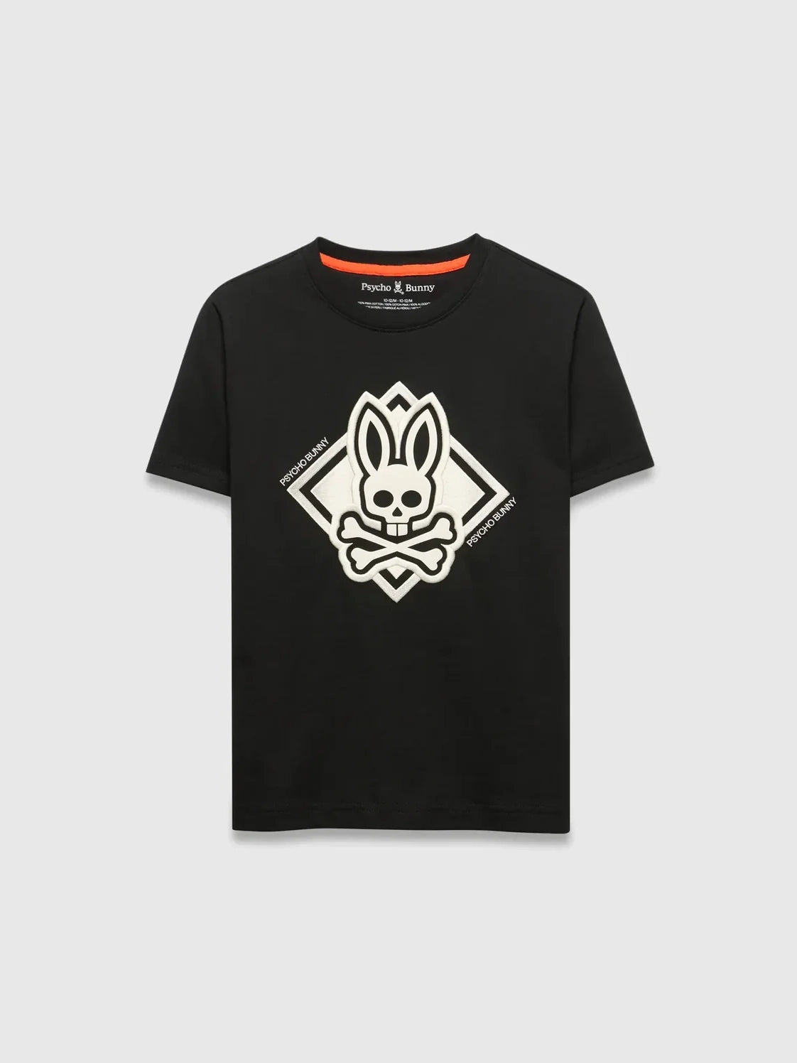 Psycho Bunny Kids Tobias Graphic Tee Black