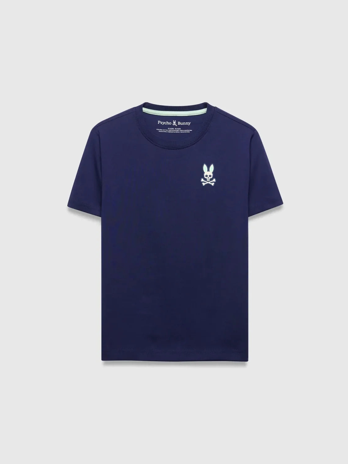 Psycho Bunny Kids Frank Back Graphic Tee Evening Blue