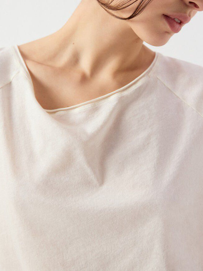 American Vintage Women's T-shirt Laloom White