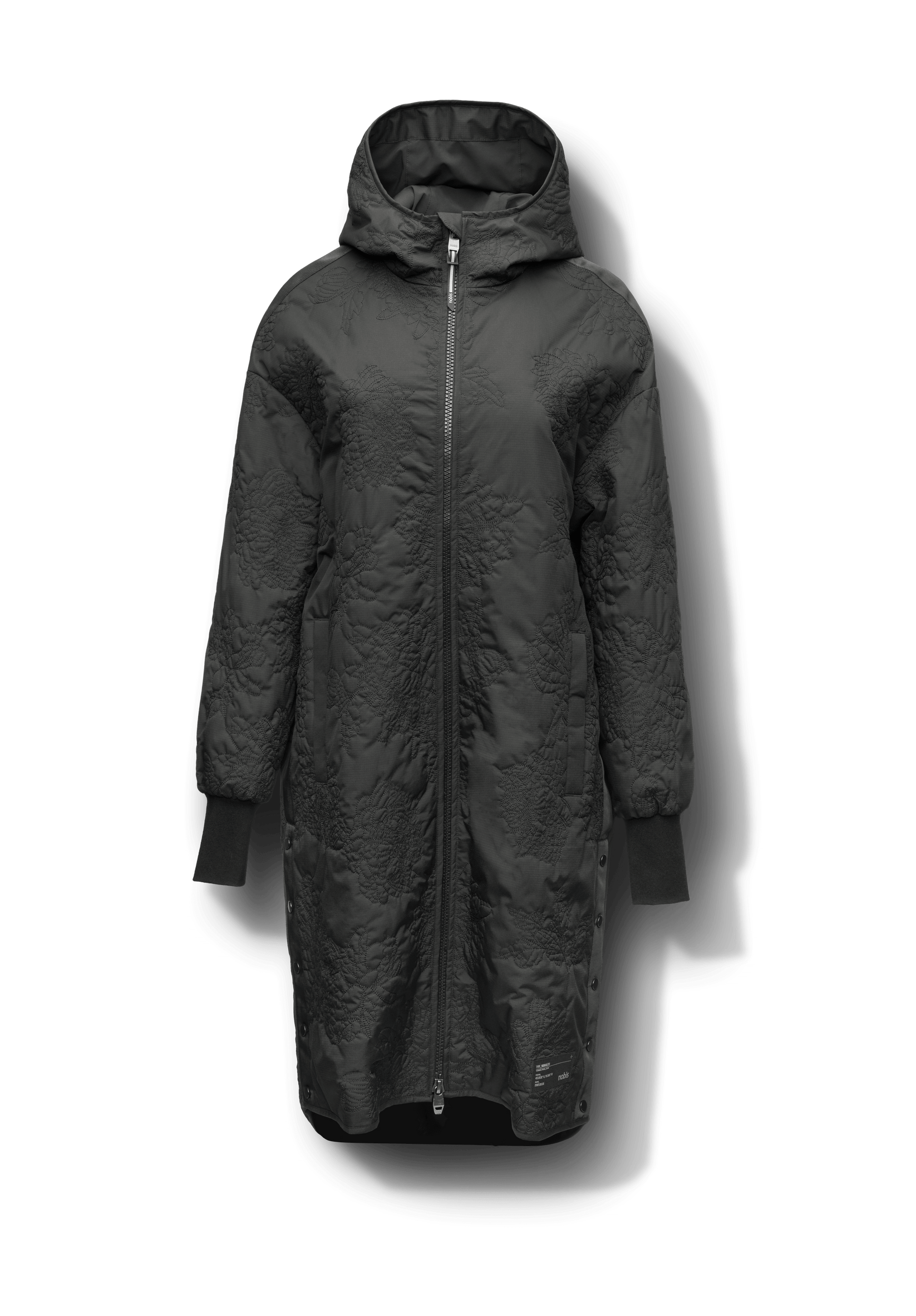 Nobis Surrey Women's Long Mid Layer Jacket Black