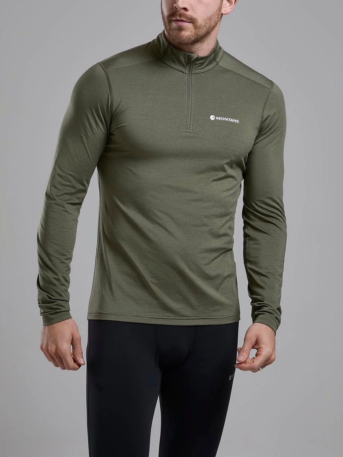 Montane Men's Dart XT Thermal Zip Neck Long Sleeved Top Caper