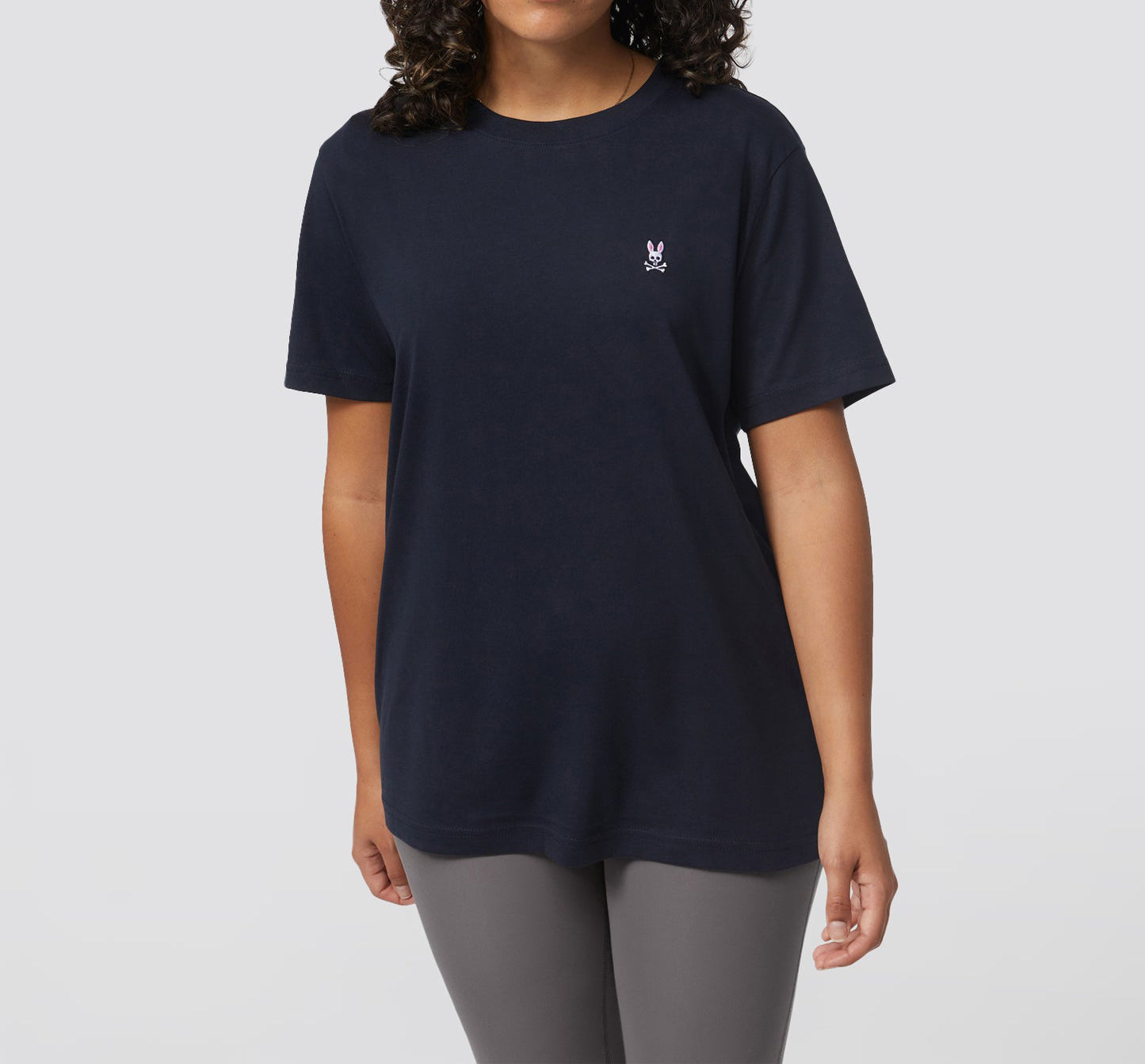 Psycho Bunny Mens Classic Crew Neck Tee Navy
