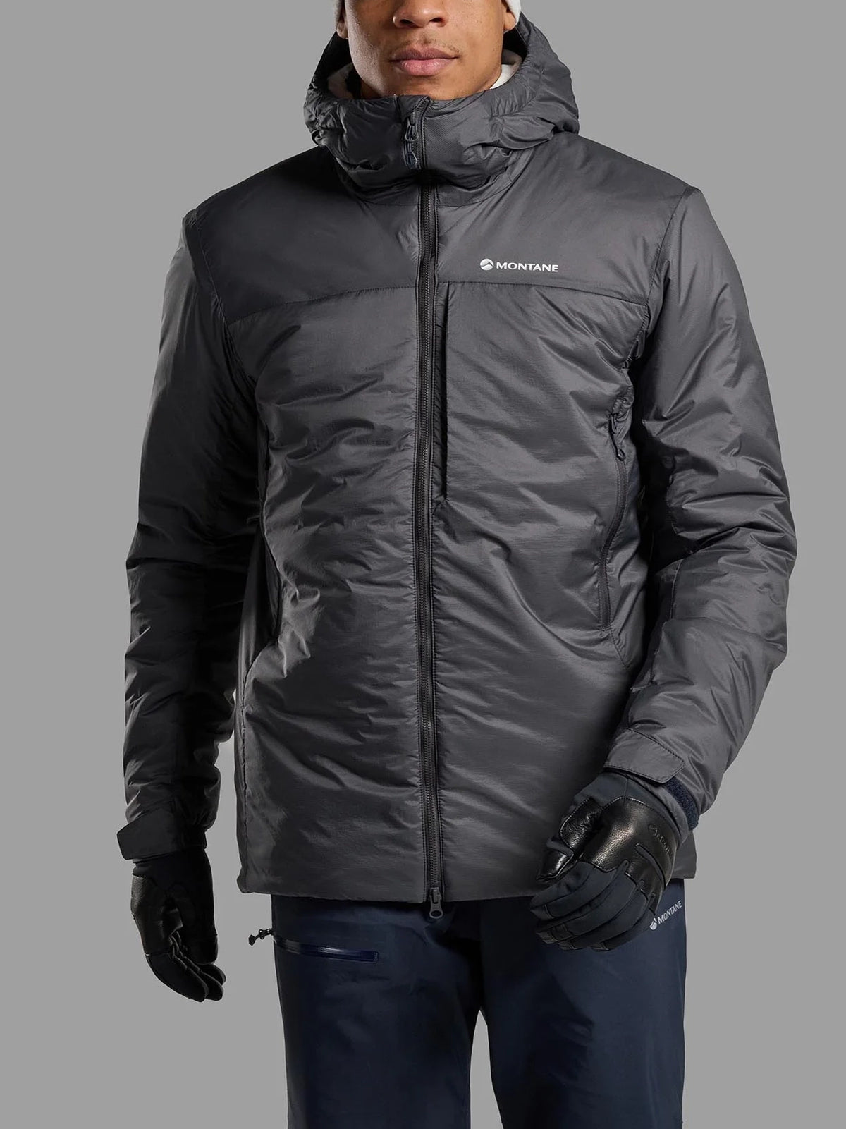 Montane Men's Fortes XT Hooded Insulated Jacket Midnight Grey
