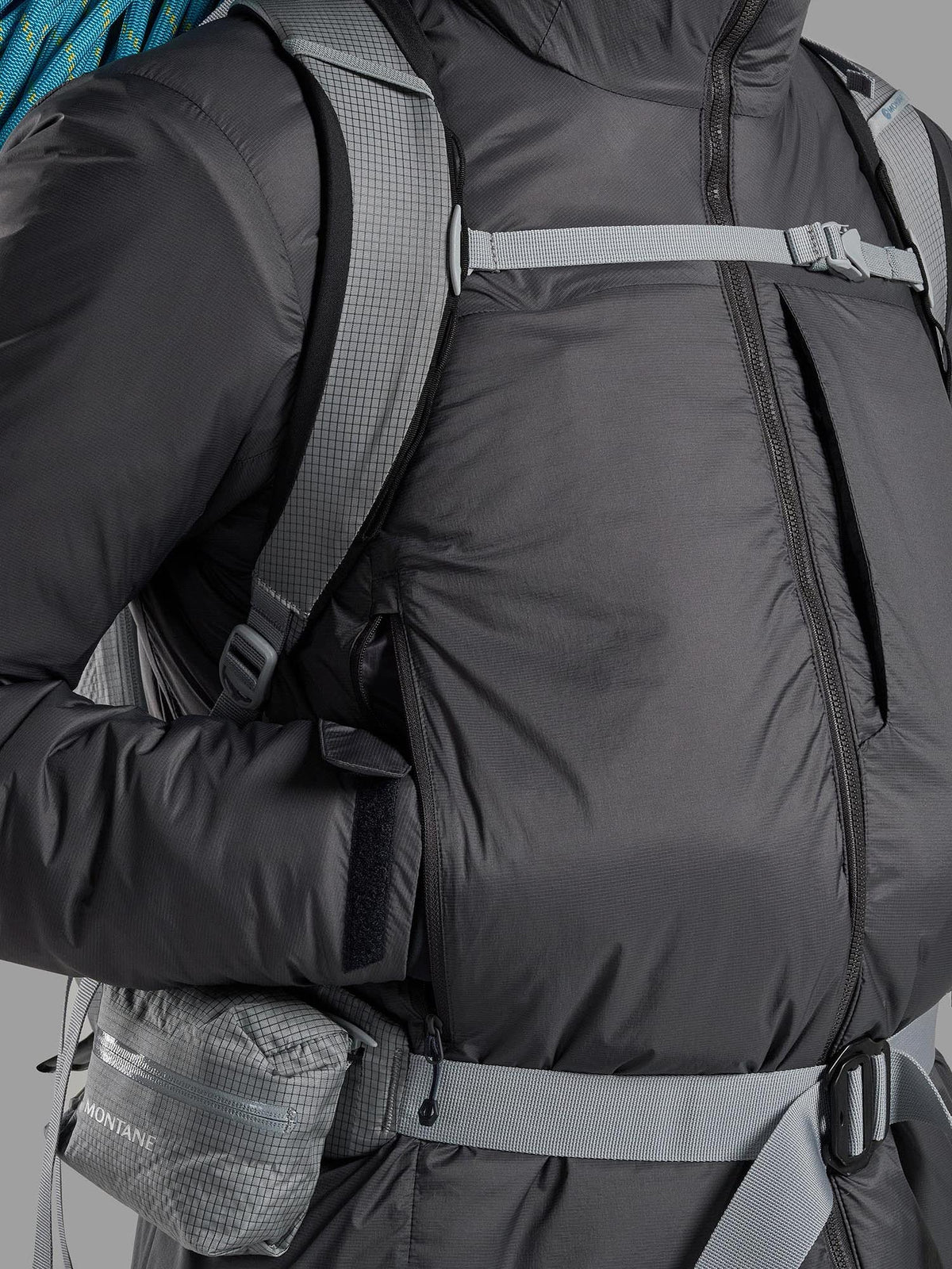 Montane Men's Fortes XT Hooded Insulated Jacket Midnight Grey