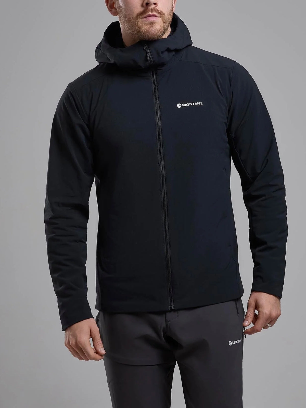 Montane Men's Khamsin Hooded Softshell Jacket Black