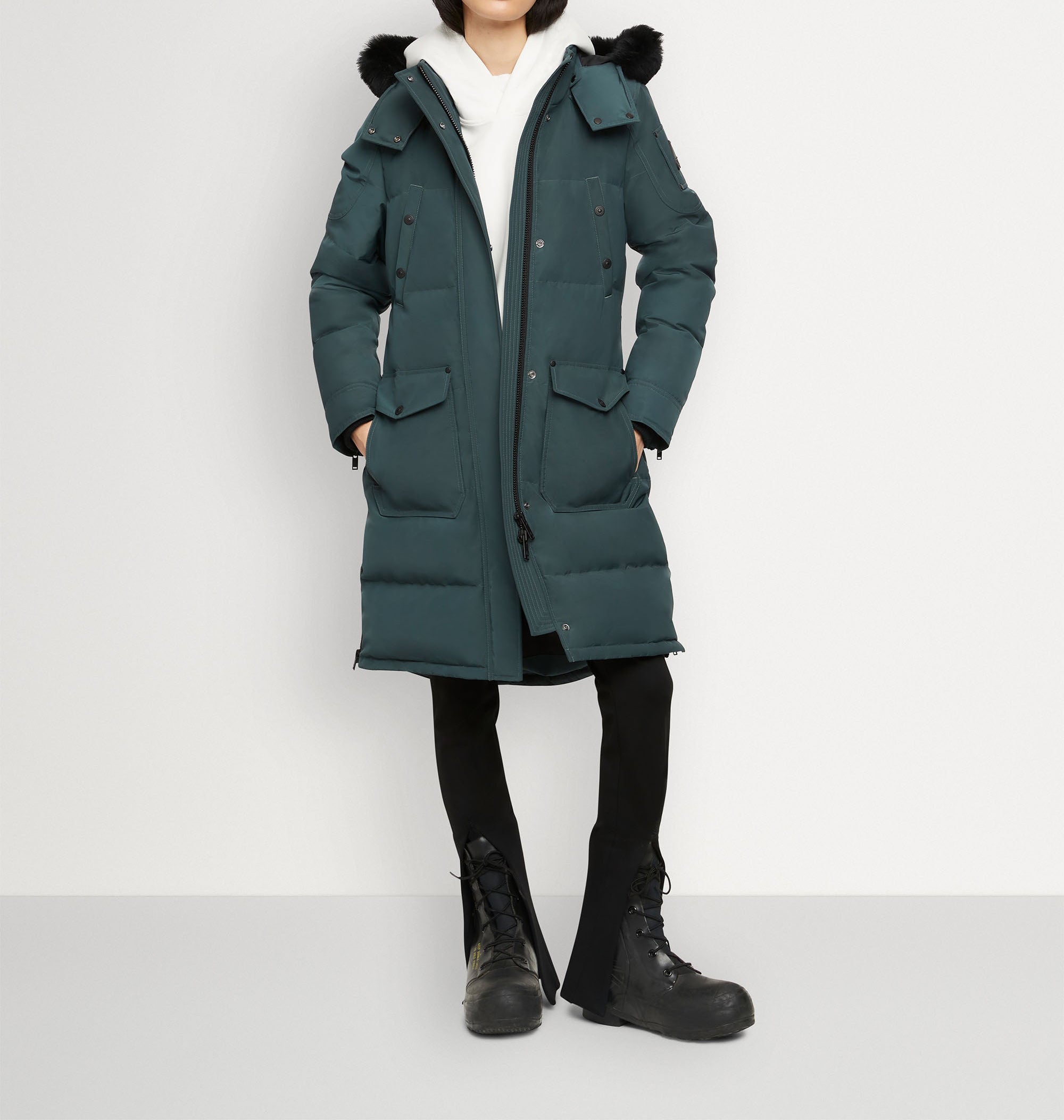 Moose Knuckles Ladies Onyx Causapscal Parka Forest Hill