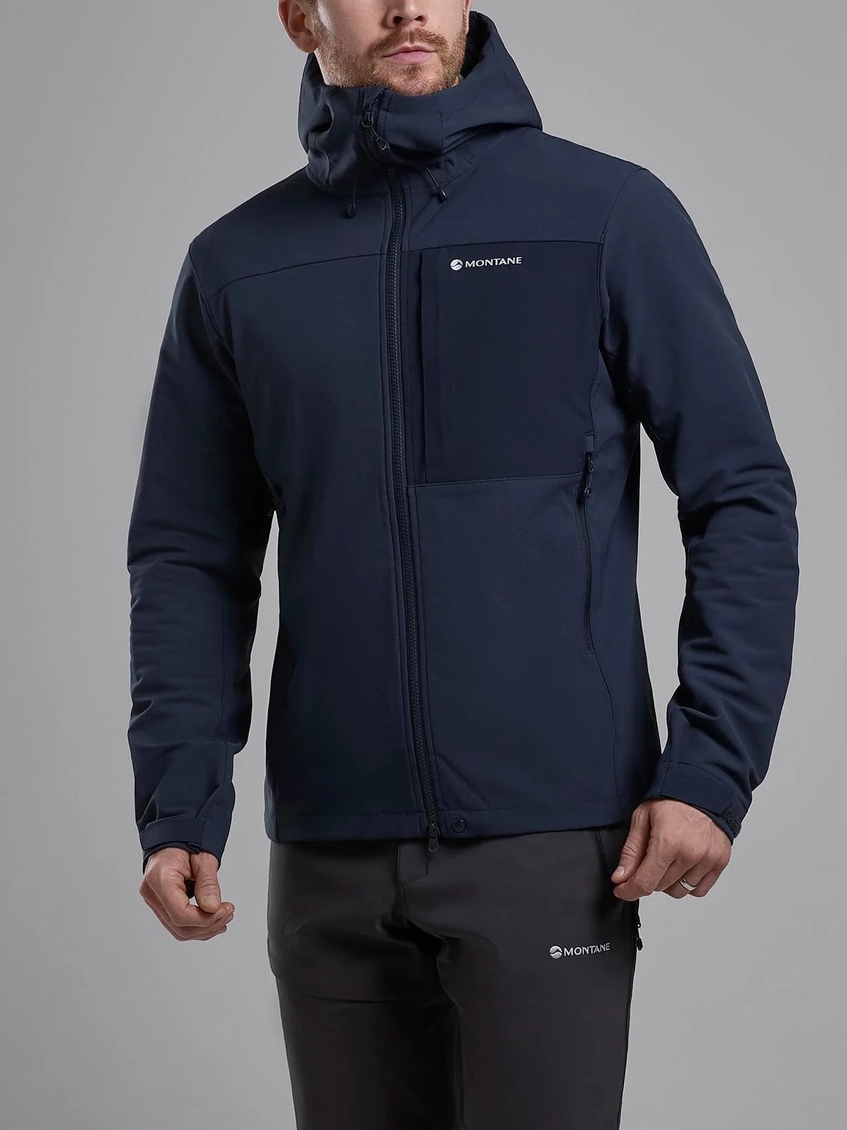 Montane Men's Tenacity XT Hooded Softshell Jacket Eclipse Blue