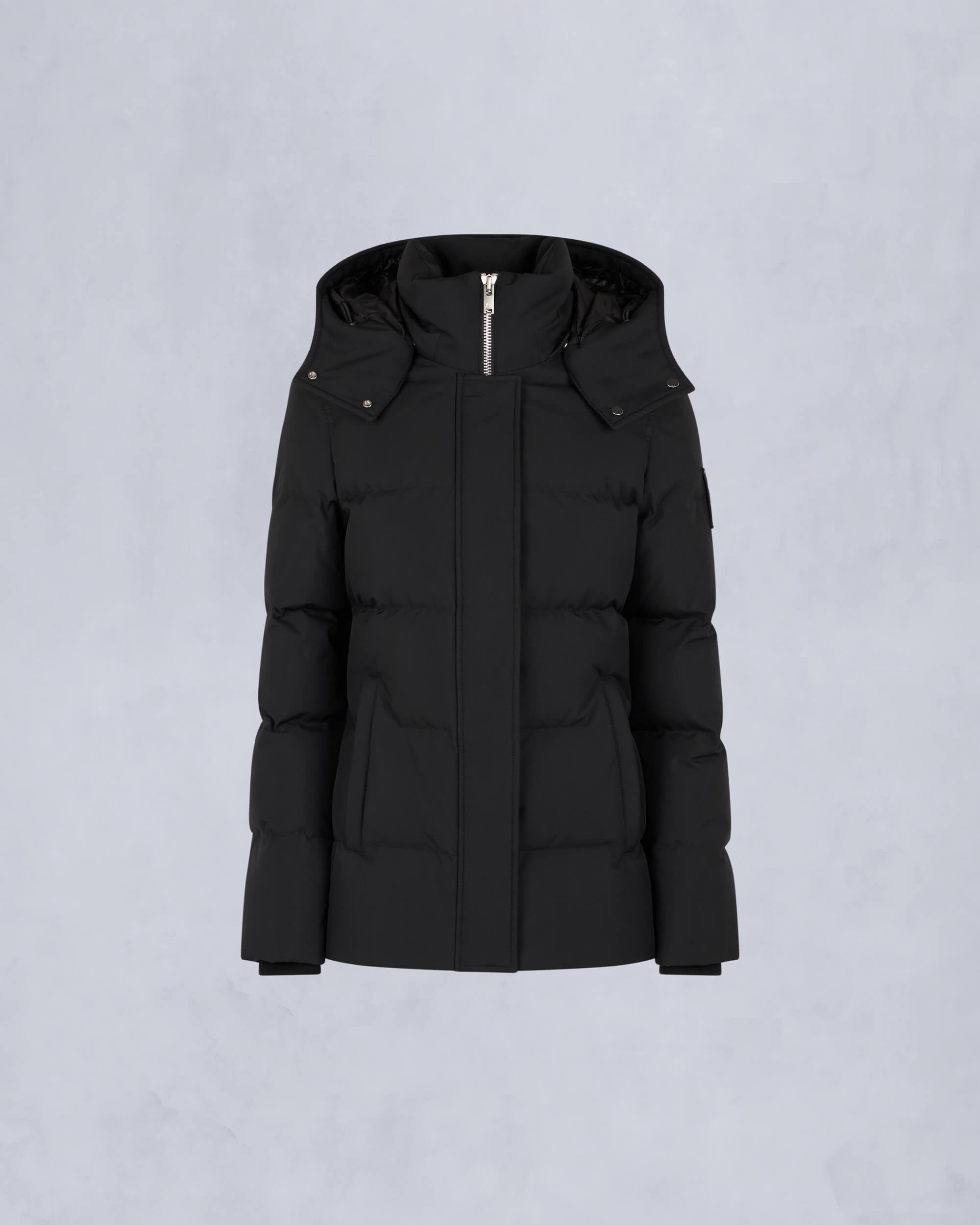 Moose Knuckles Ladies Cloud Shearling 3Q Jacket Black