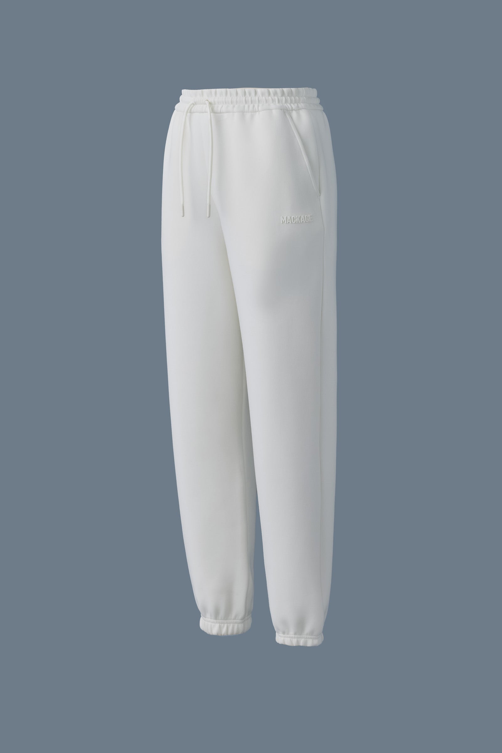 Mackage Nev Double-Face Jersey Sweatpants Cream