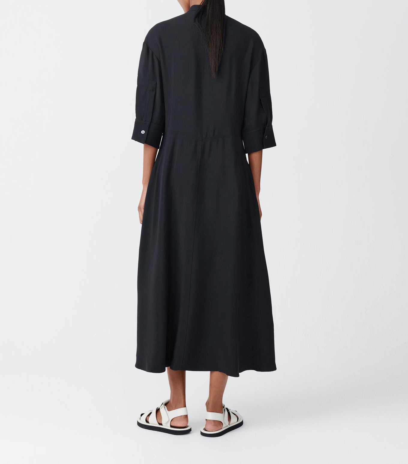 Studio Nicolson Sabo Dress Darkest Navy