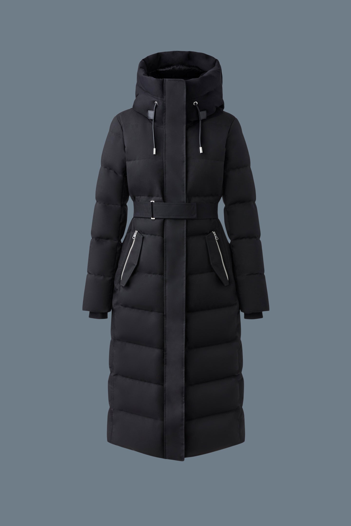 Mackage Ishani-SW Softwash Long Down Coat Black