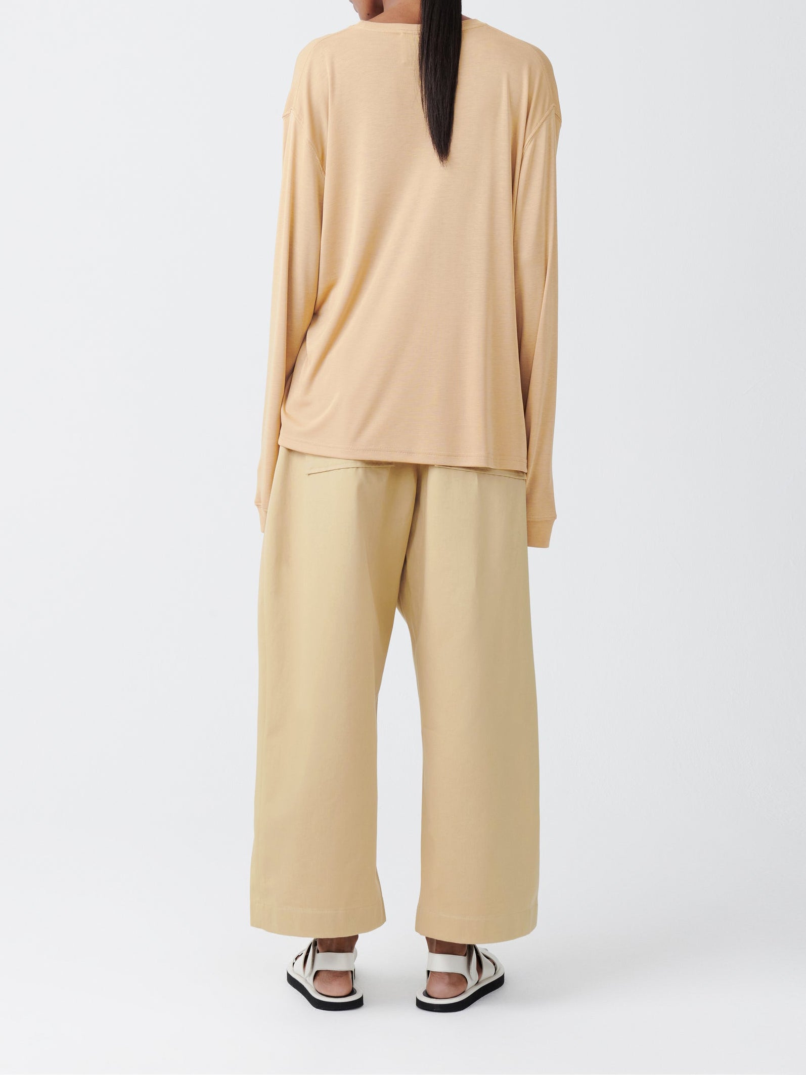 Studio Nicolson Simmons Lyocell T-Shirt Sand