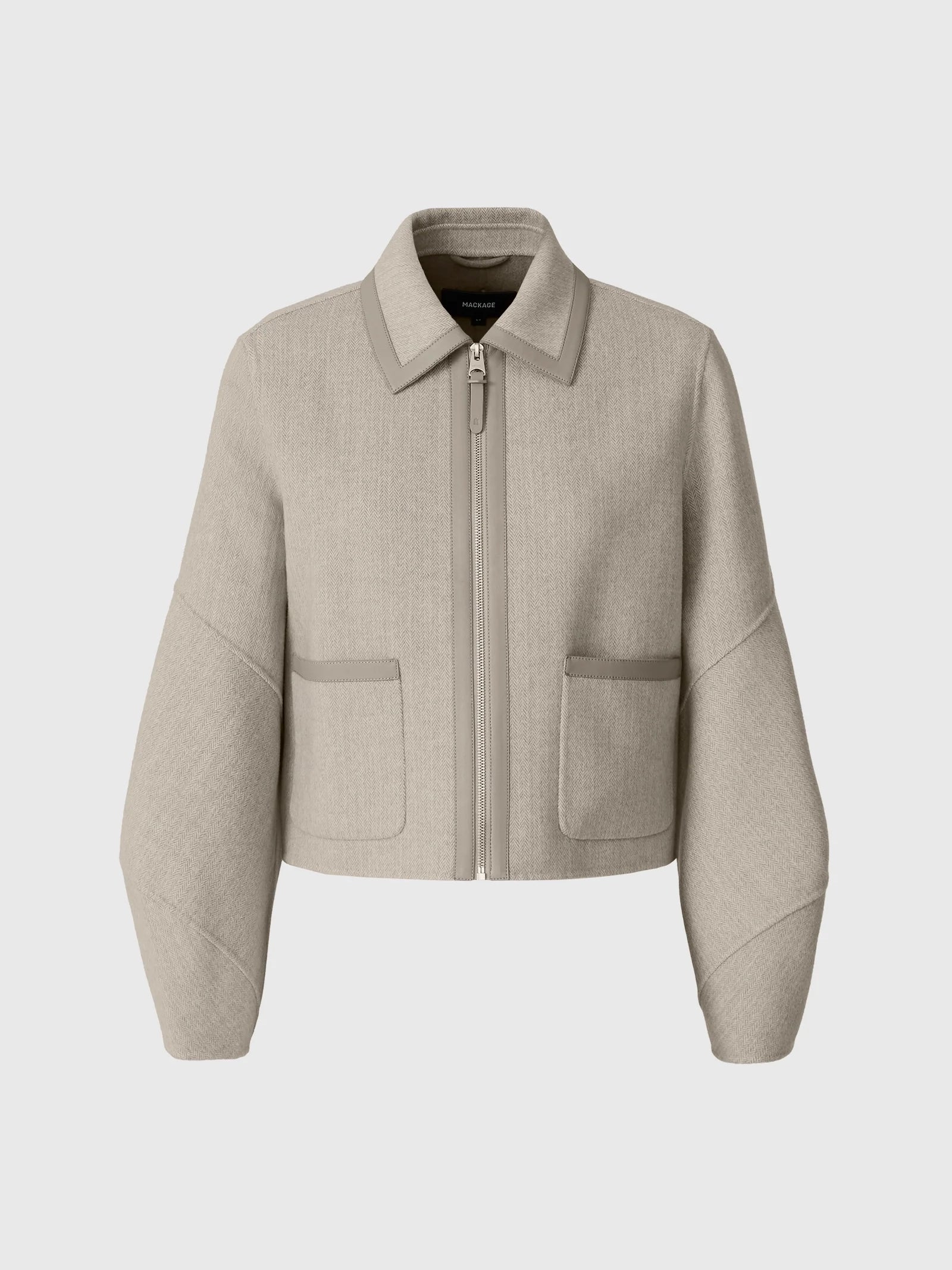 Mackage Solana-hb Short Jacket Mix-Taupe