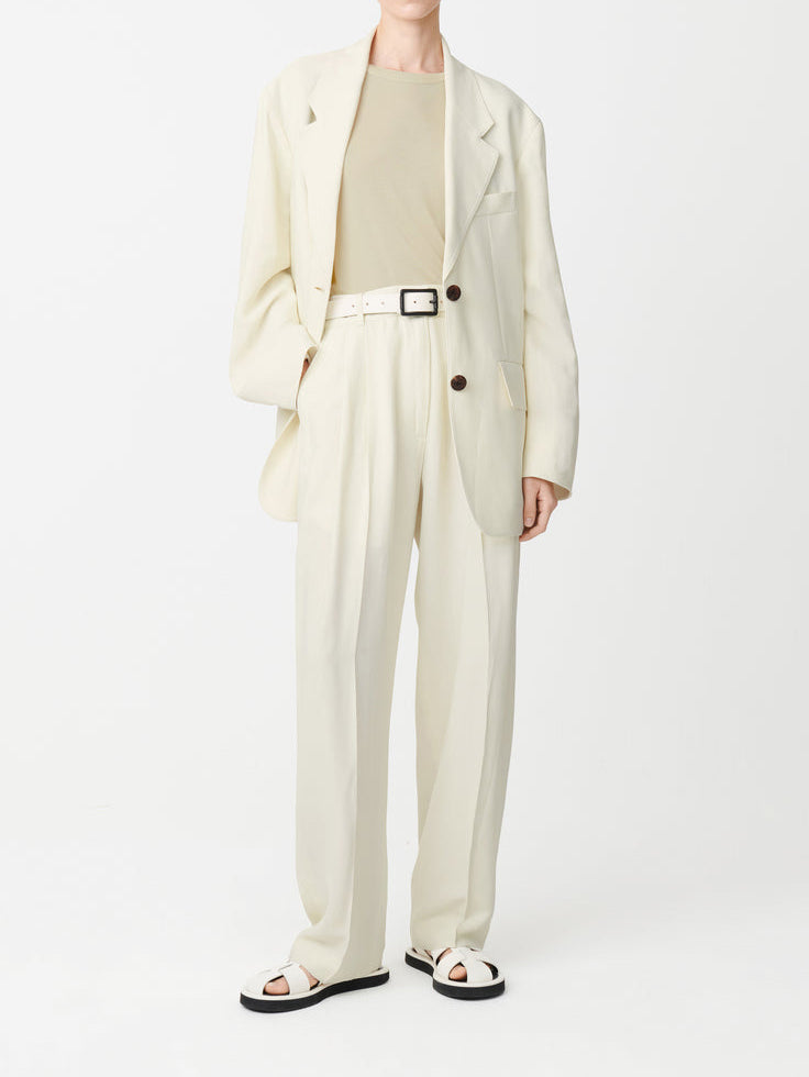 Studio Nicolson Rond T-Shirt Lyocell Rib Bamboo