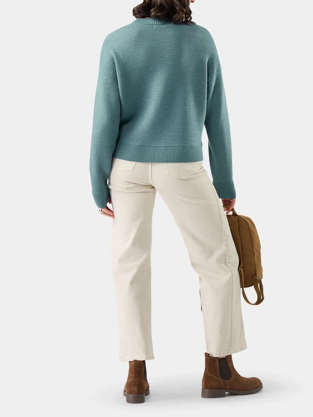Smartwool Women's Summit Crew Sweater Dusty Teal