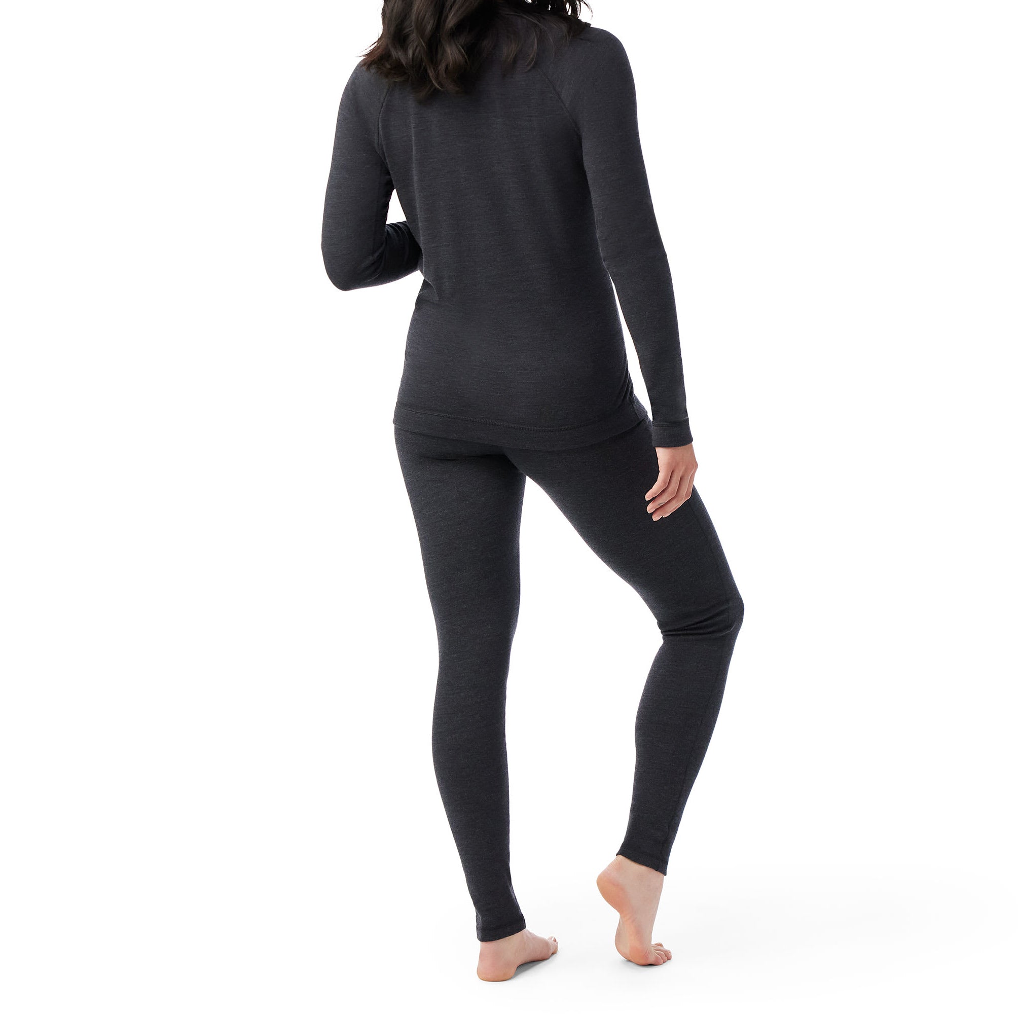 Smartwool Thermal Merino Base Layer Crew Charcoal Heather