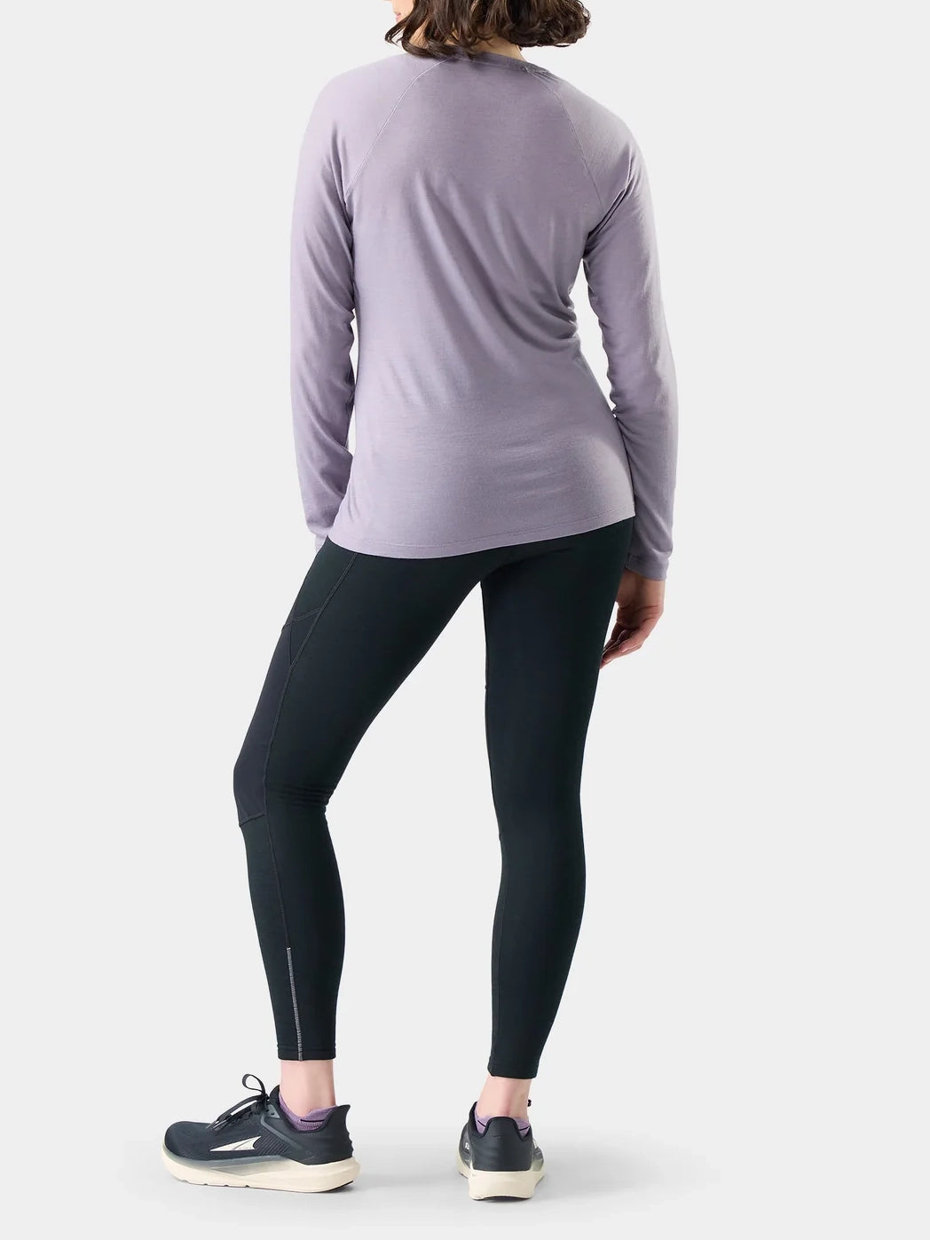 Smartwool Women's Classic All-Season Merino Base Layer Crew Purple Storm
